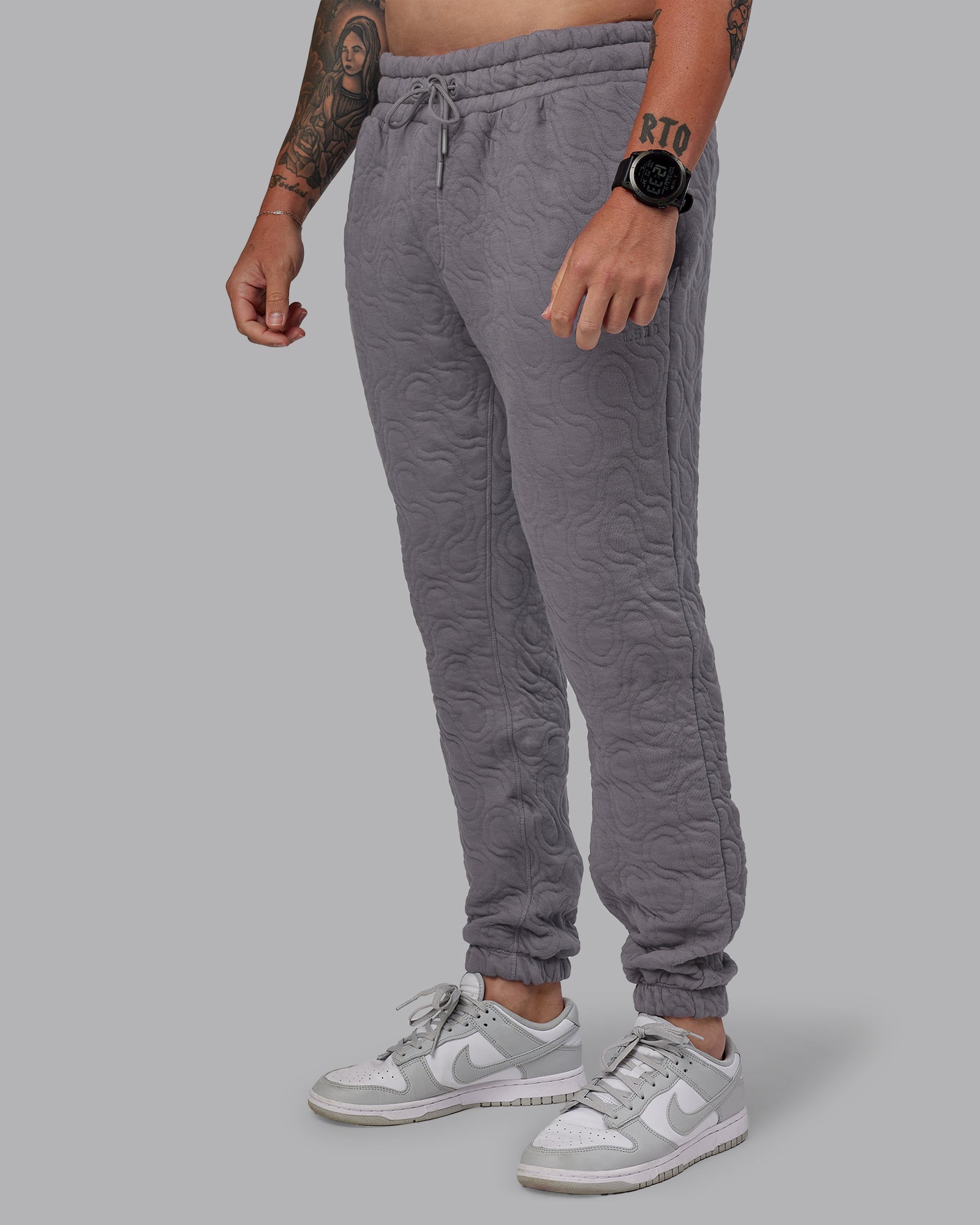 MVP Quilted Track Pant - Storm Front-Geometric