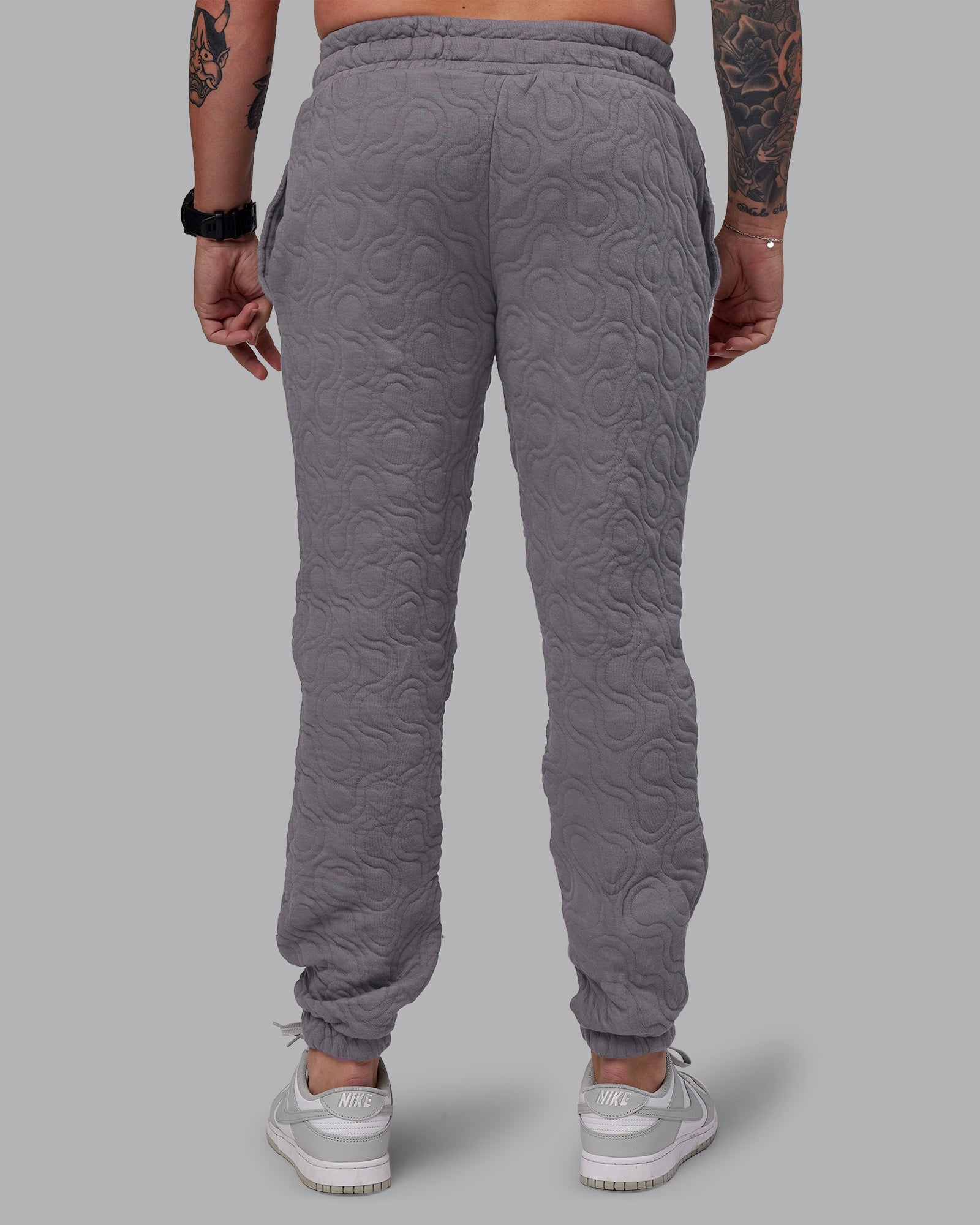 MVP Quilted Track Pant - Storm Front-Geometric