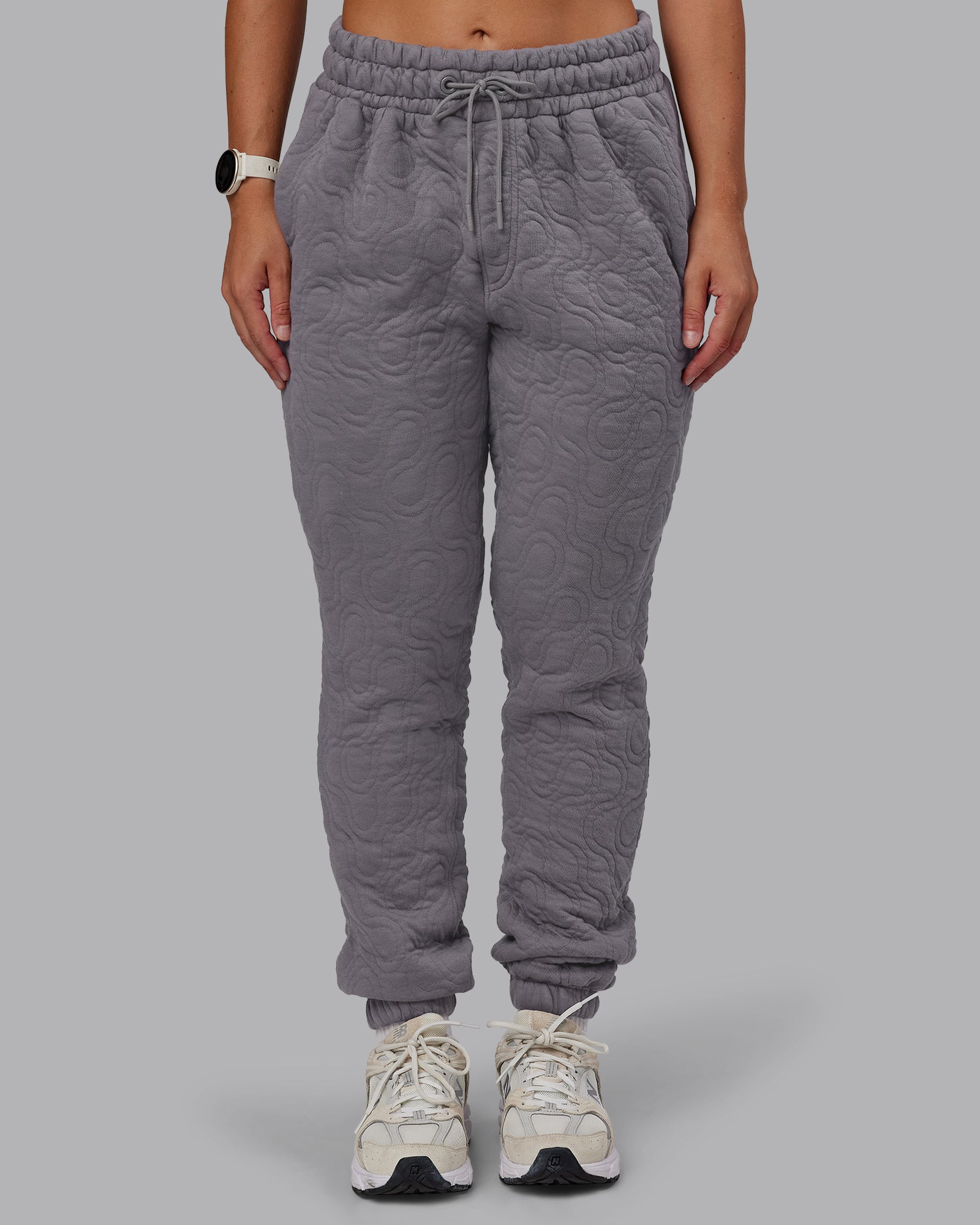 MVP Quilted Track Pant - Storm Front-Geometric