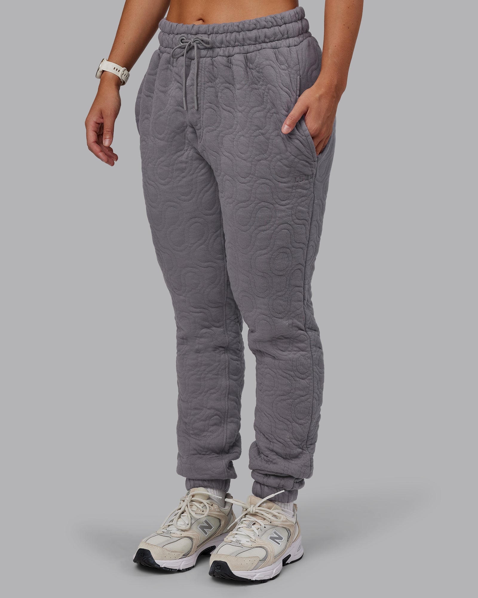 MVP Quilted Track Pant - Storm Front-Geometric
