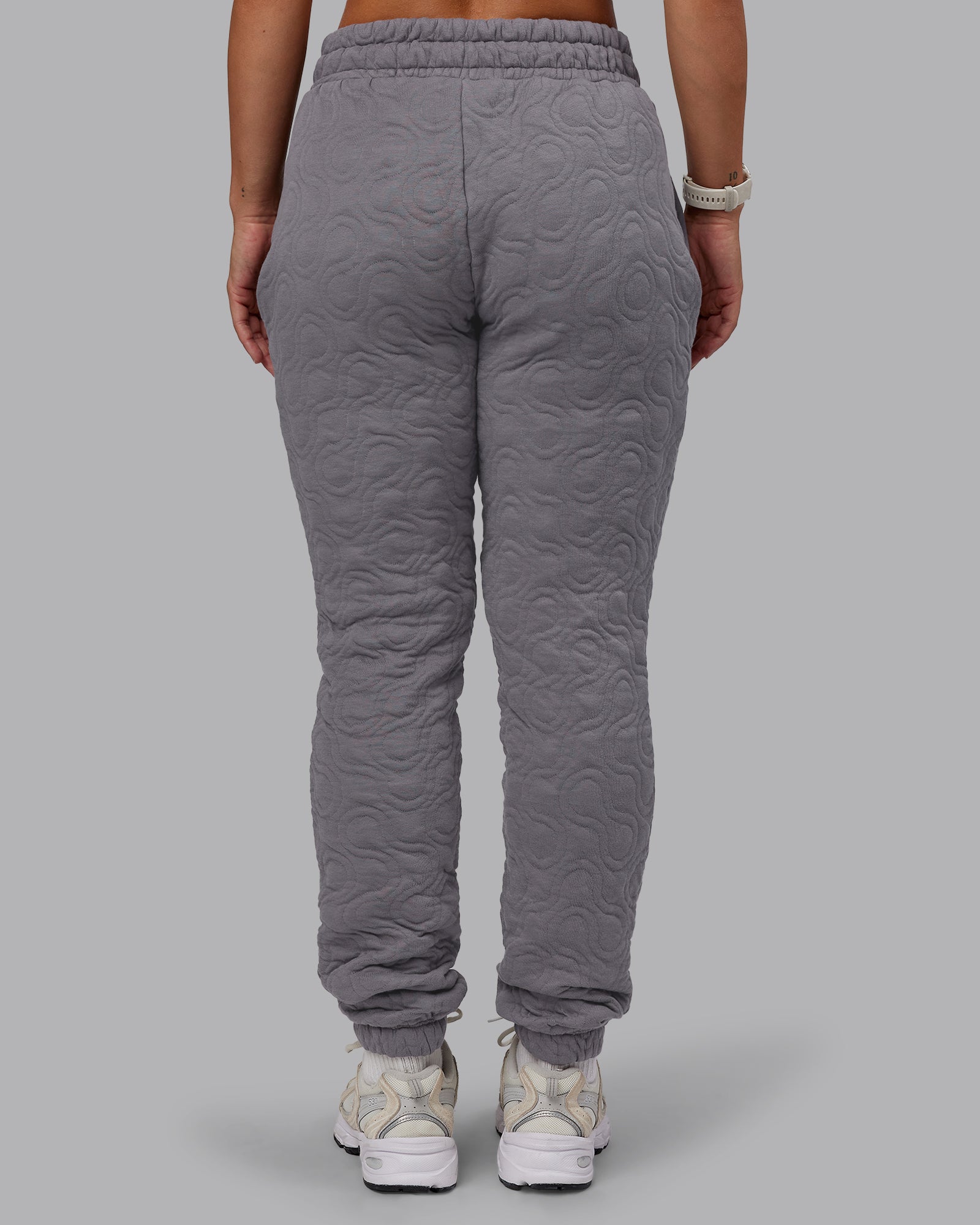 MVP Quilted Track Pant - Storm Front-Geometric