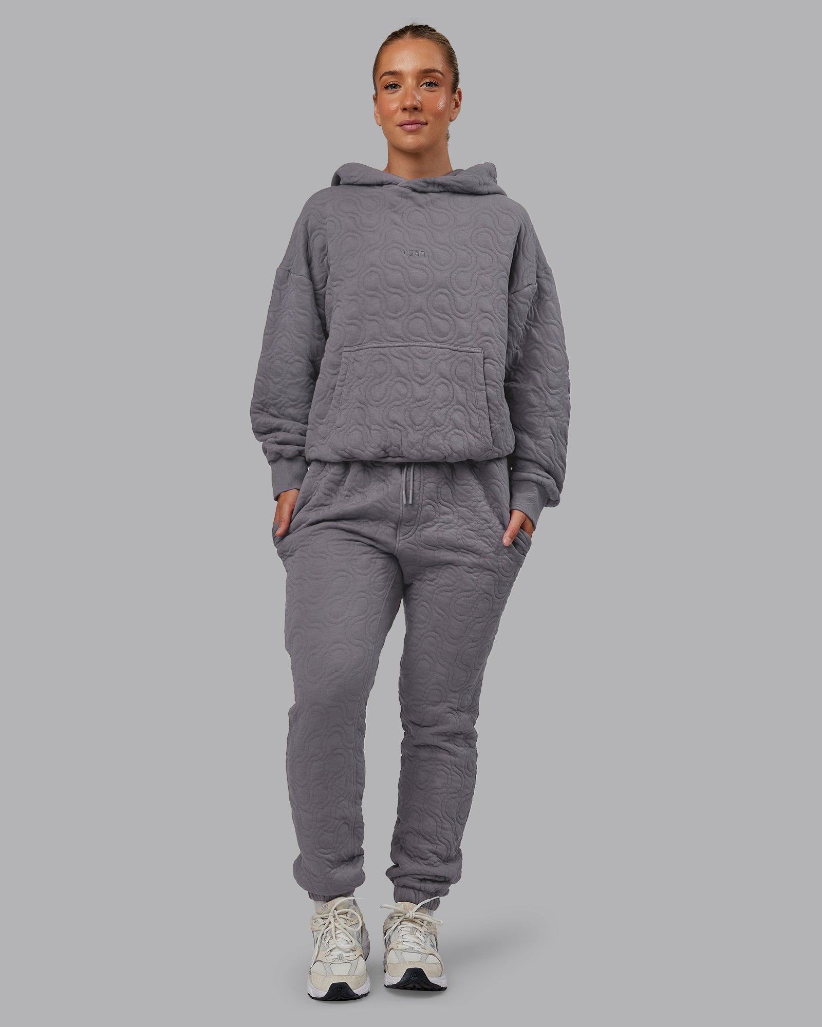 MVP Quilted Track Pant - Storm Front-Geometric