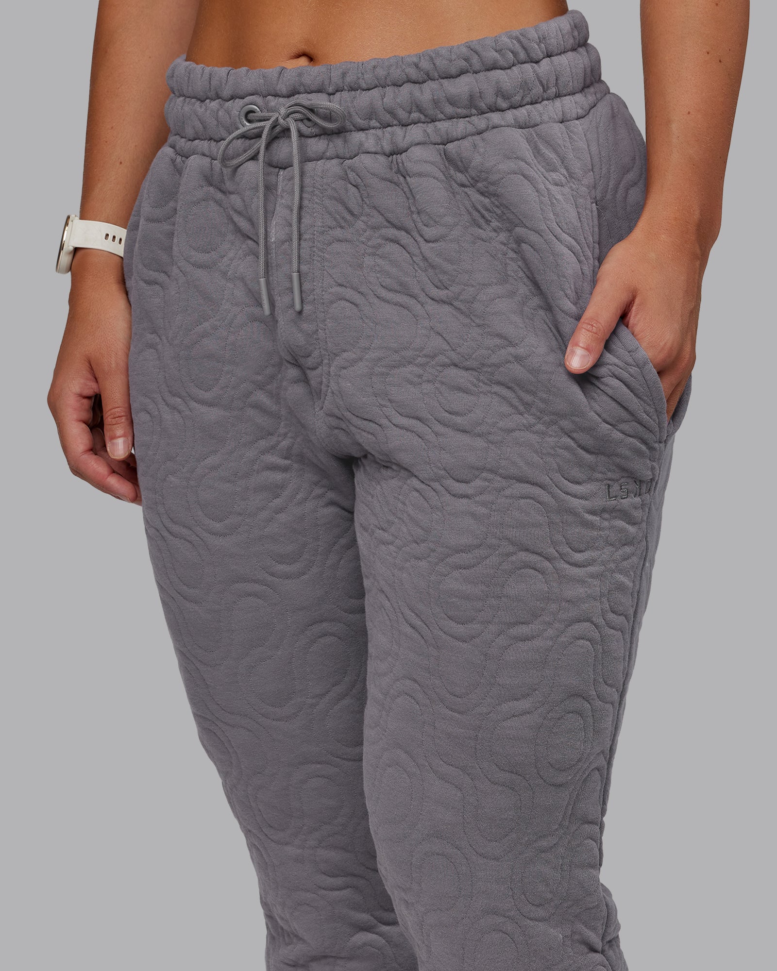 MVP Quilted Track Pant - Storm Front-Geometric