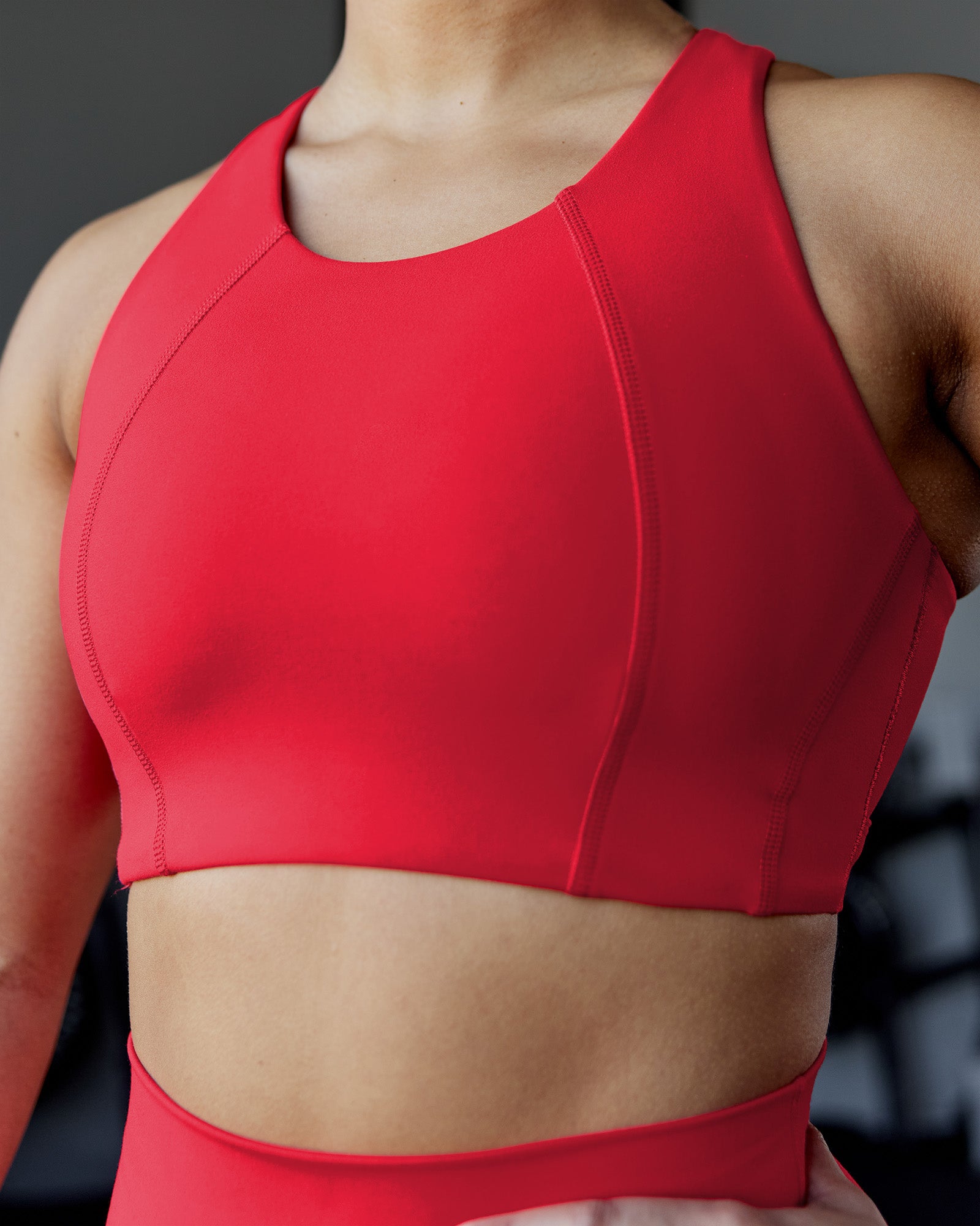Ascent Sports Bra - Scarlet