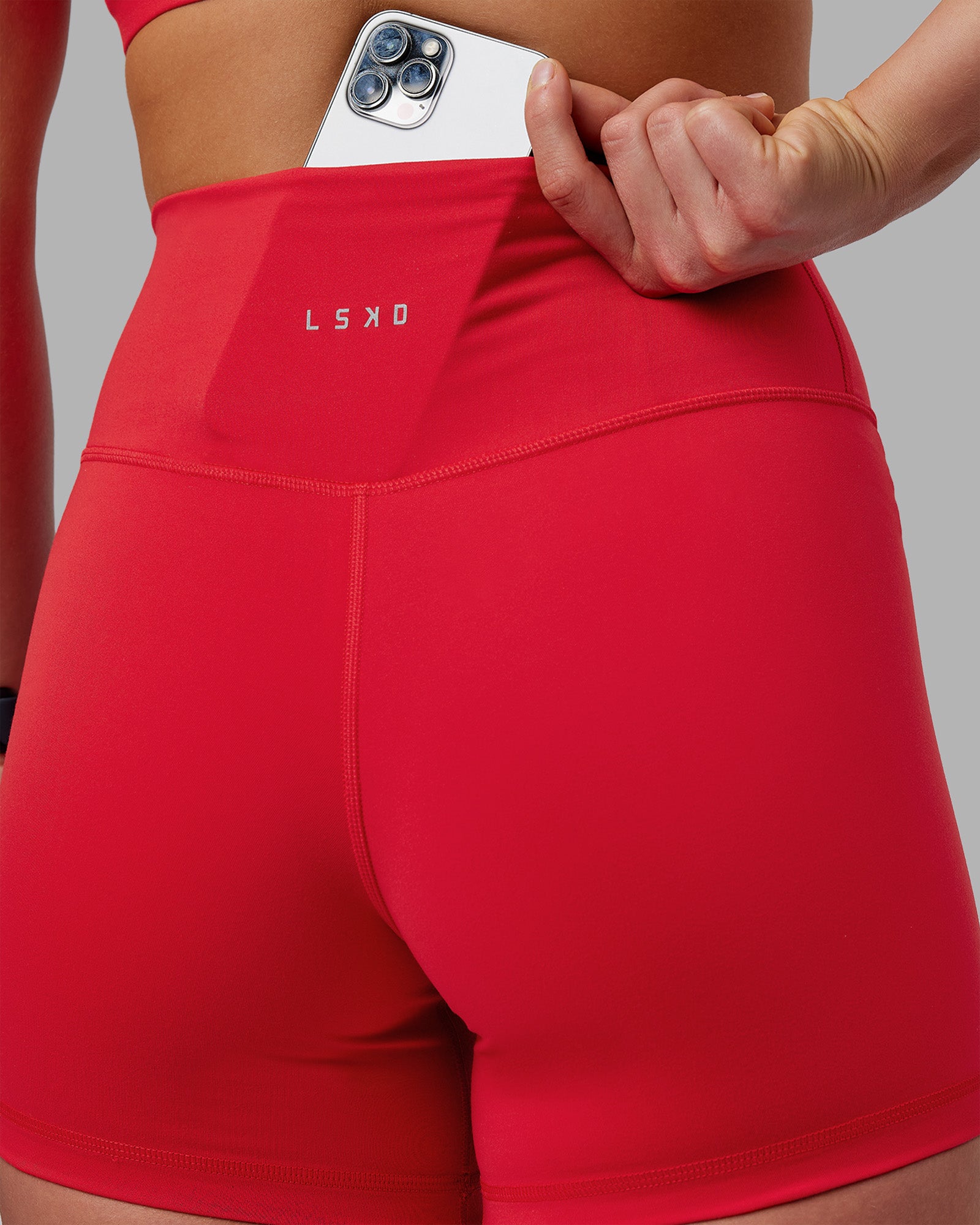 Fusion Ultra High-Rise 4" Short - Scarlet