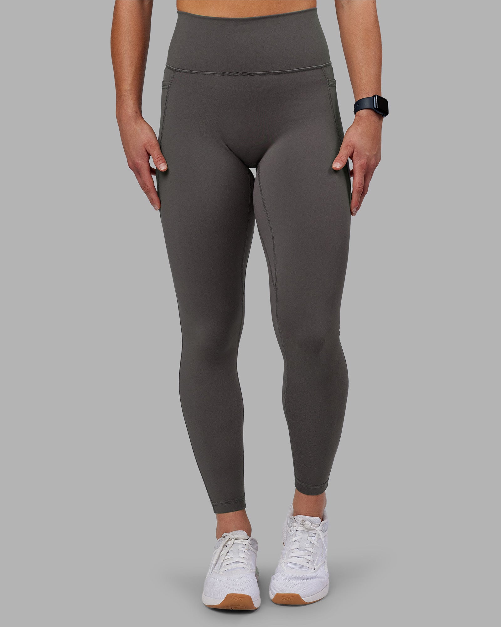 Fusion Ultra High-Rise Full Length Legging Pockets - Dark Storm