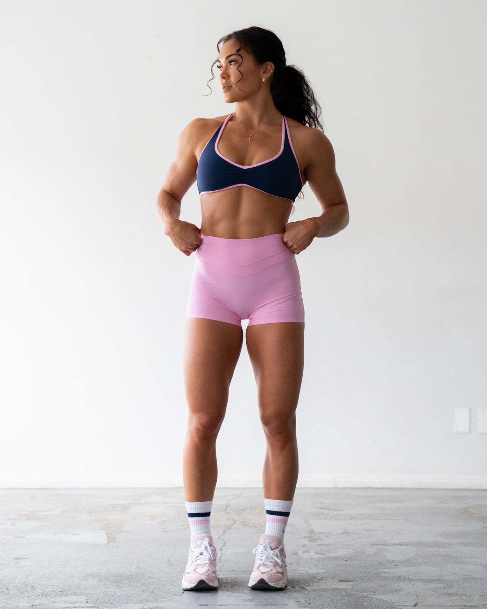Enhance Ultra High-Rise 4" Short - Pink Frosting