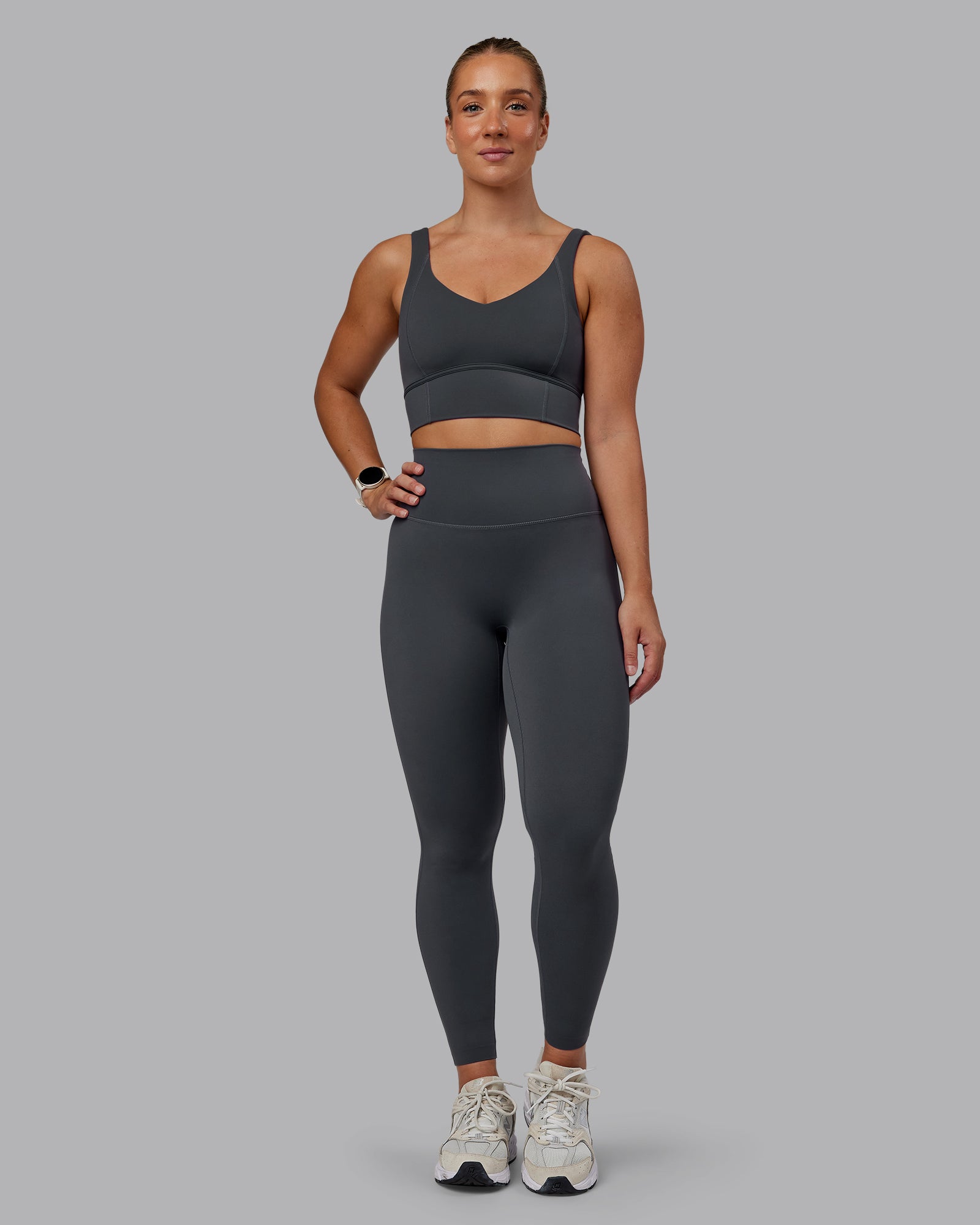 Elixir Ultra High-Rise Full Length Legging - Dark Storm