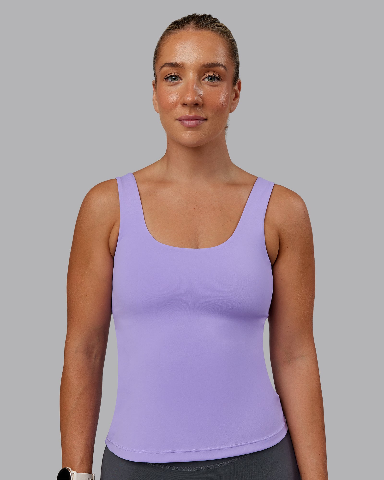 Staple Active Shelf Bra Tank - Violet Ray