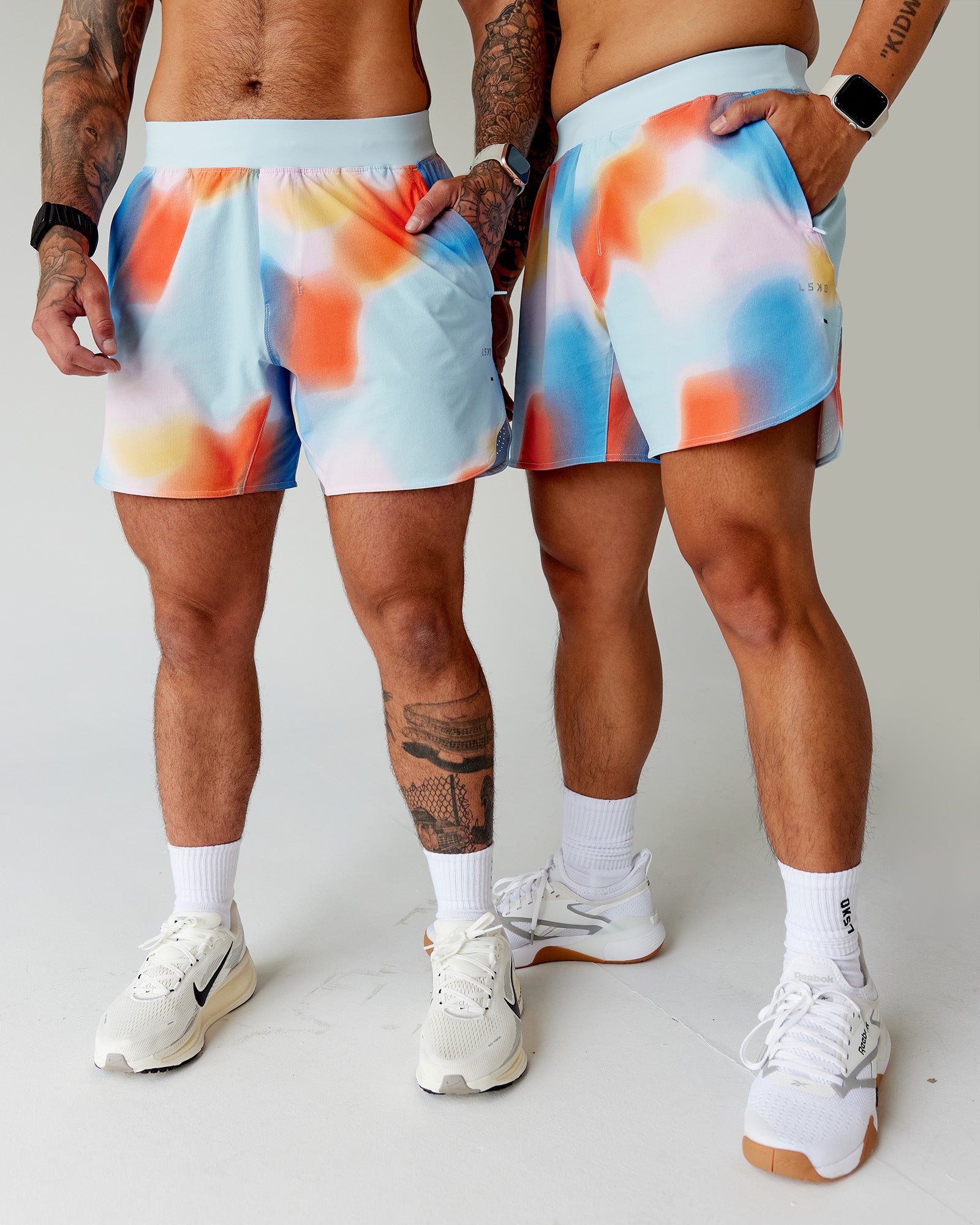 Lift 6" Short - Rainbow Shade Print