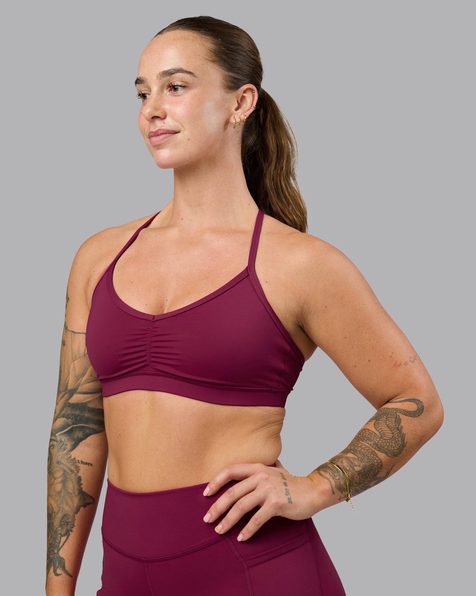 Clarity Sports Bra - Plum Berry
