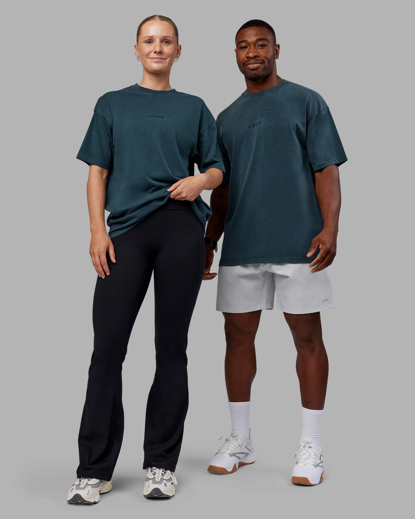 Stream Washed Heavyweight Oversized Tee - Washed Deep Sea