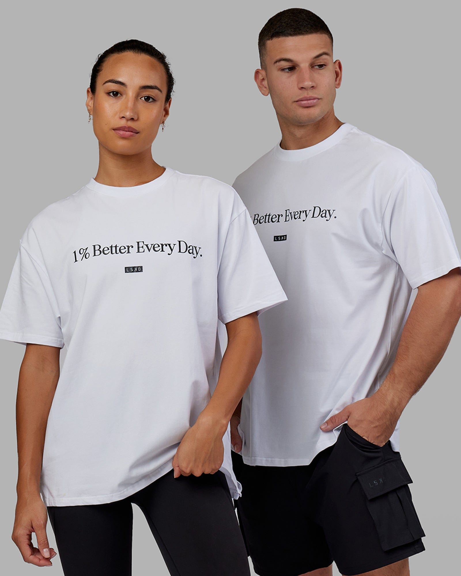 1% Better FLXCotton Tee Oversize - White