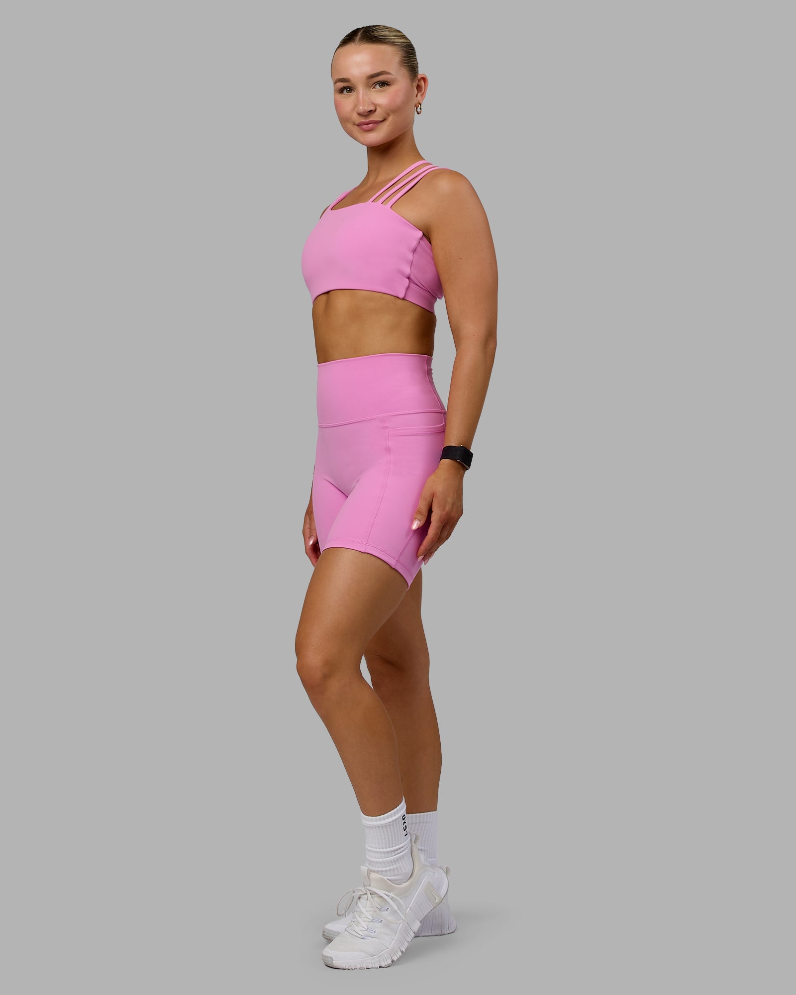 Fusion Ultra High-Rise 6" Short Pockets - Spark Pink