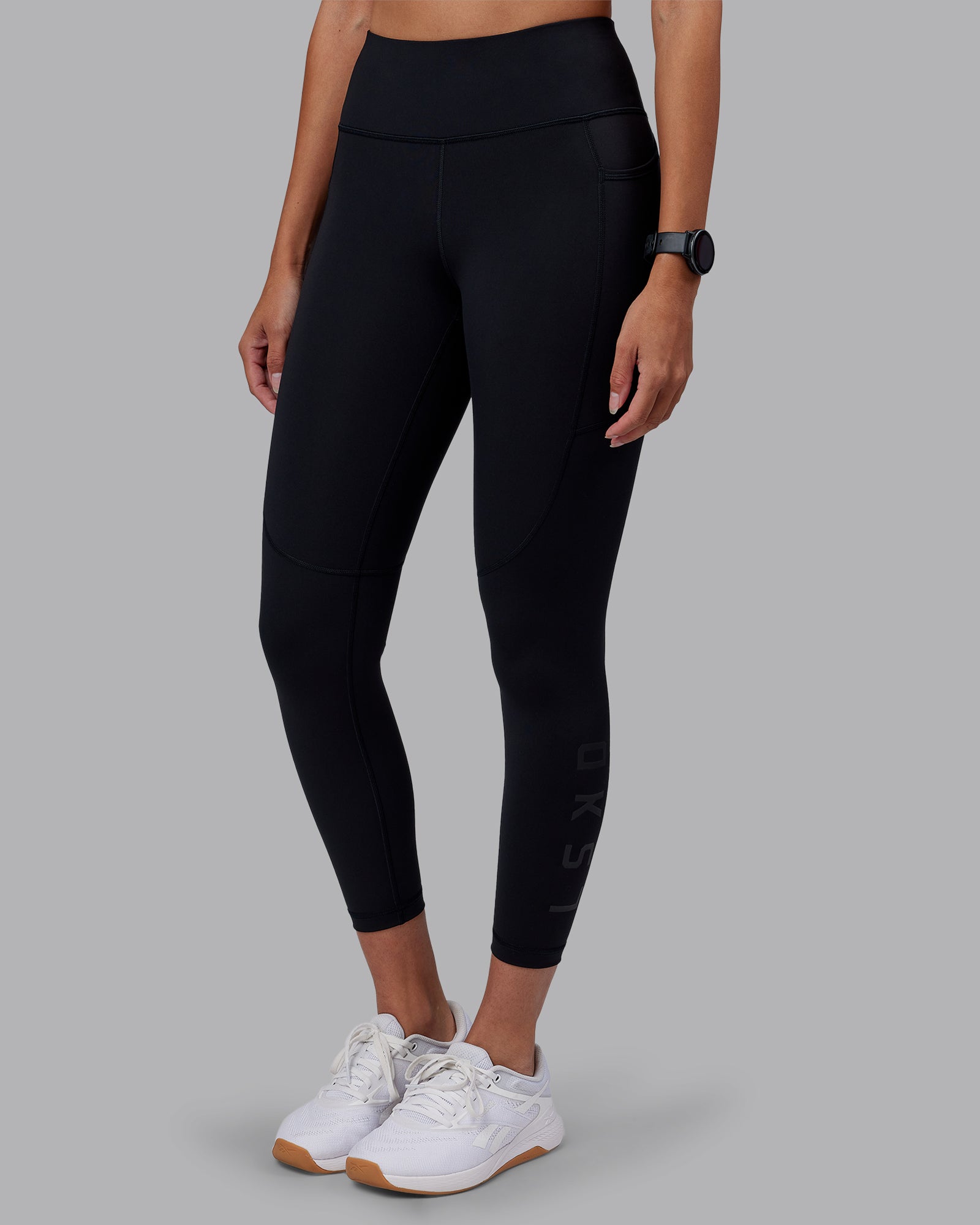 Rep Ultra High-Rise 7/8 Legging Pockets - Black-Black