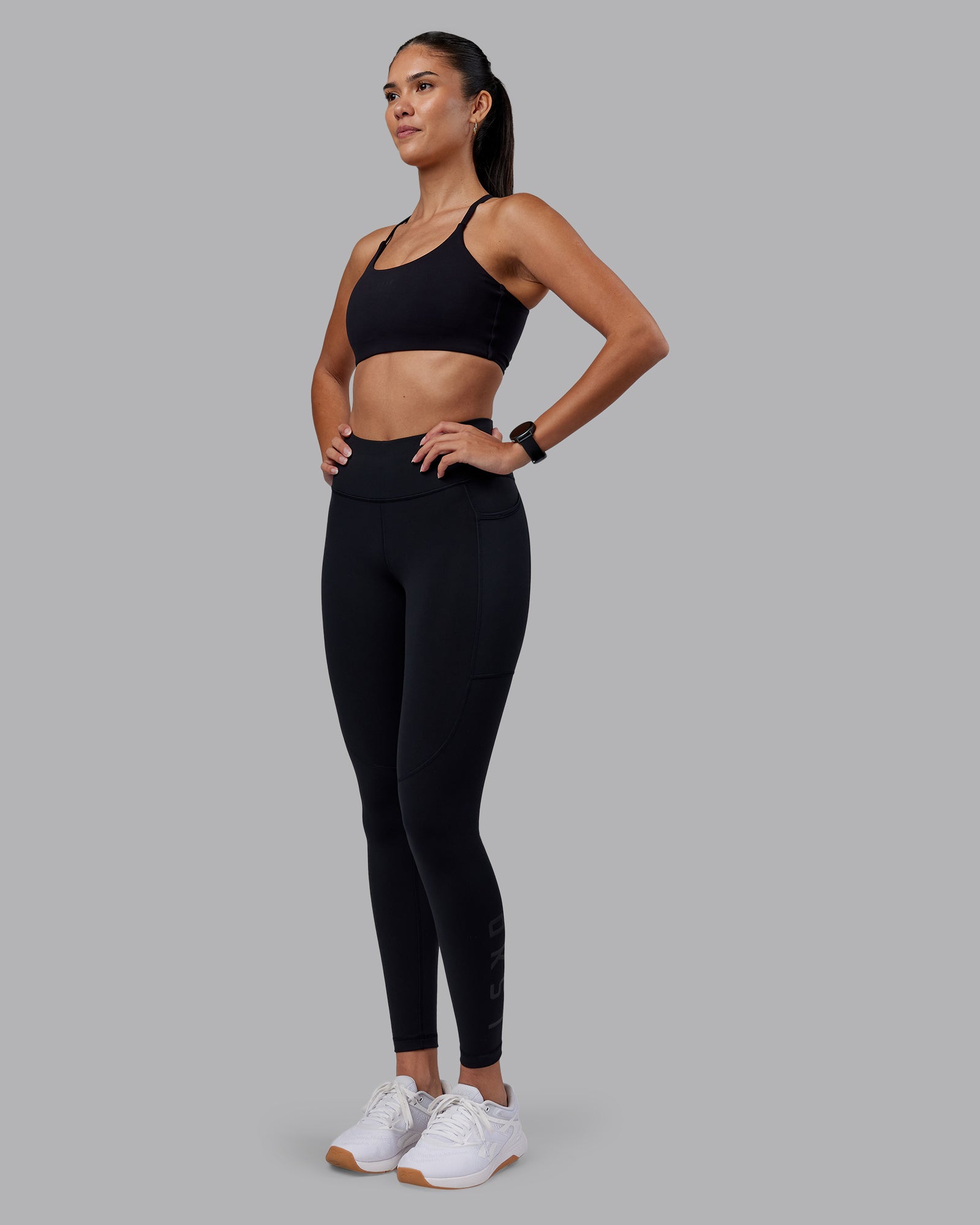 Rep Ultra High-Rise Full Length Legging Pockets - Black-Black