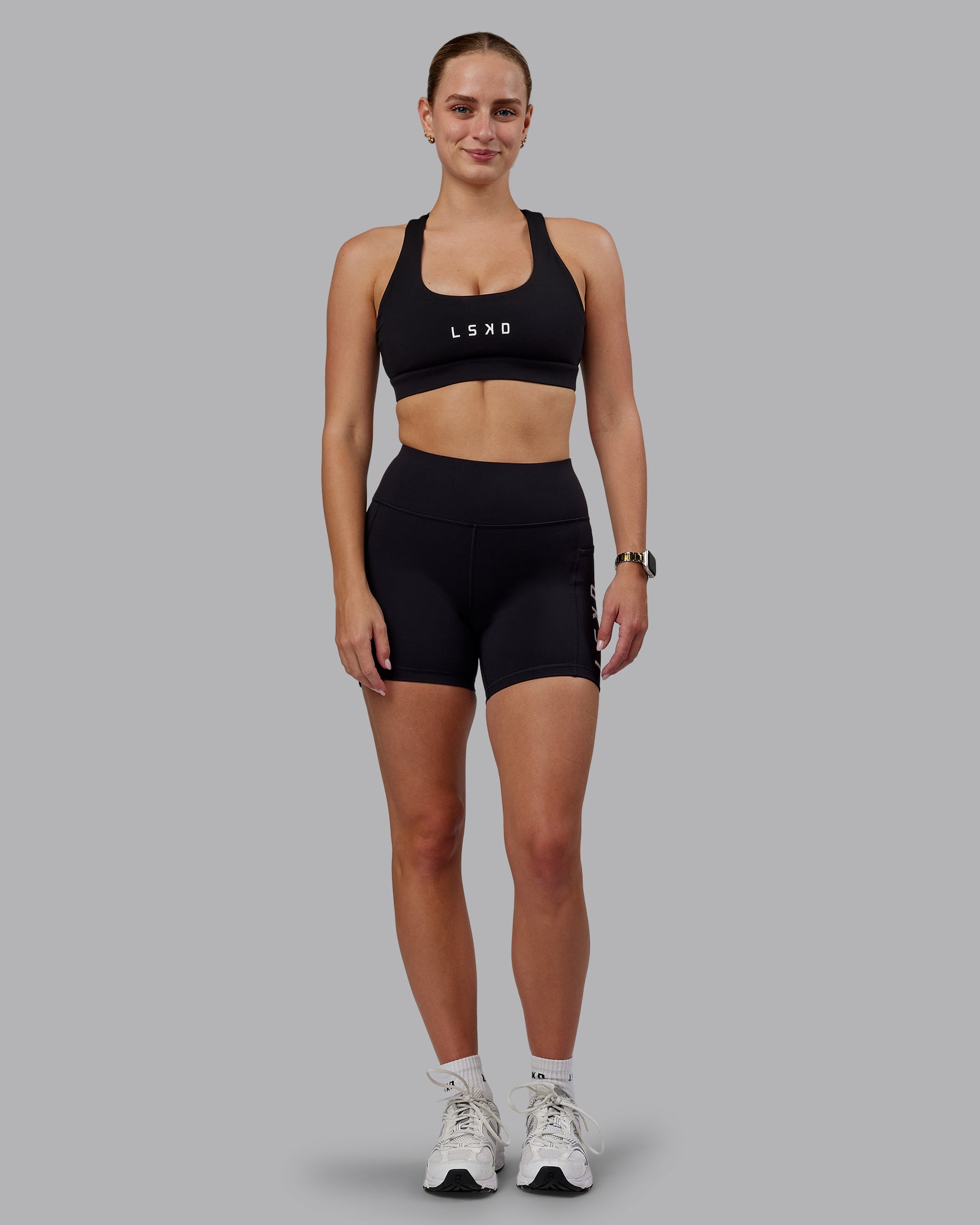 Rep Ultra High-Rise 4" Short Pockets - Black-White