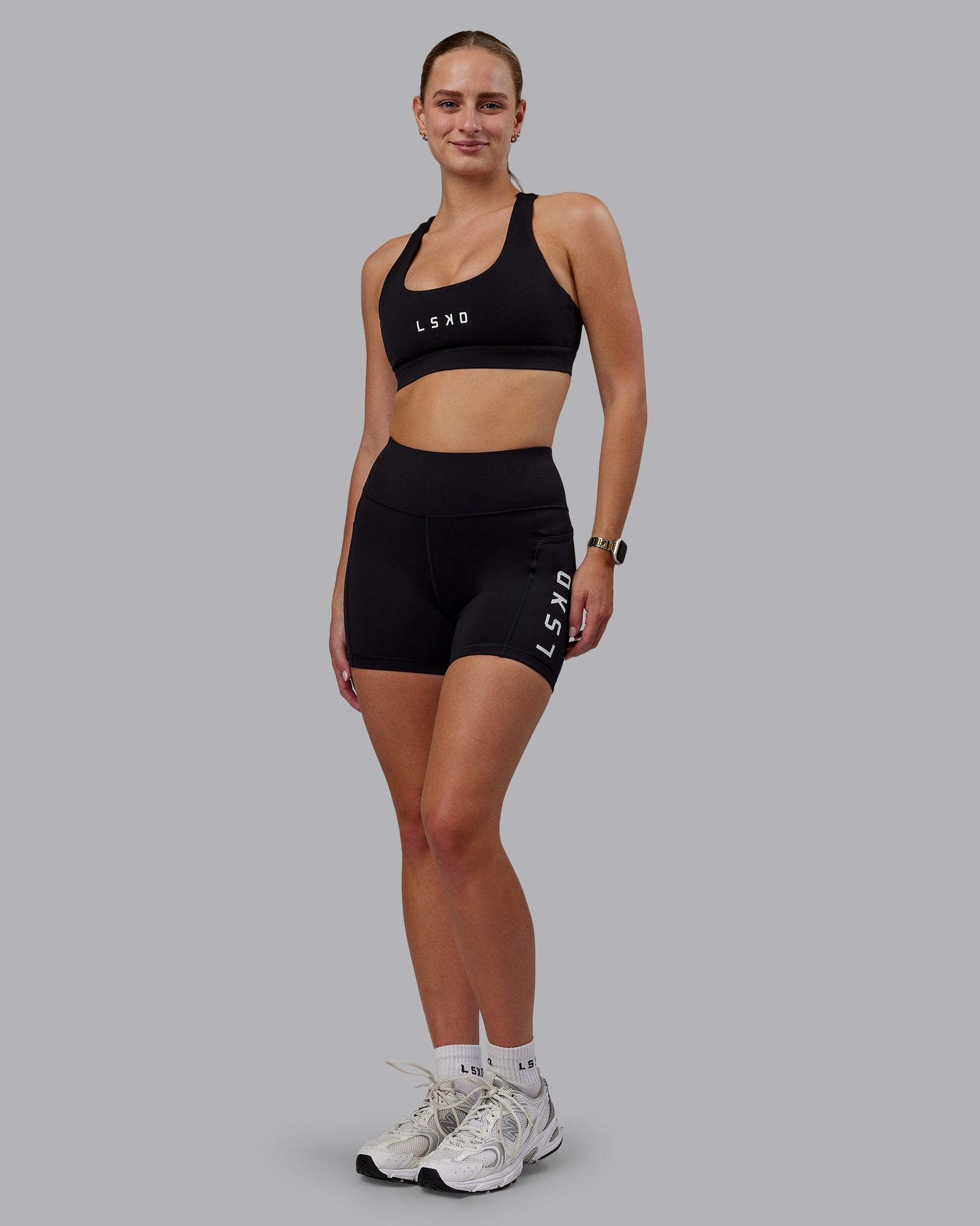 Rep Ultra High-Rise 4" Short Pockets - Black-White
