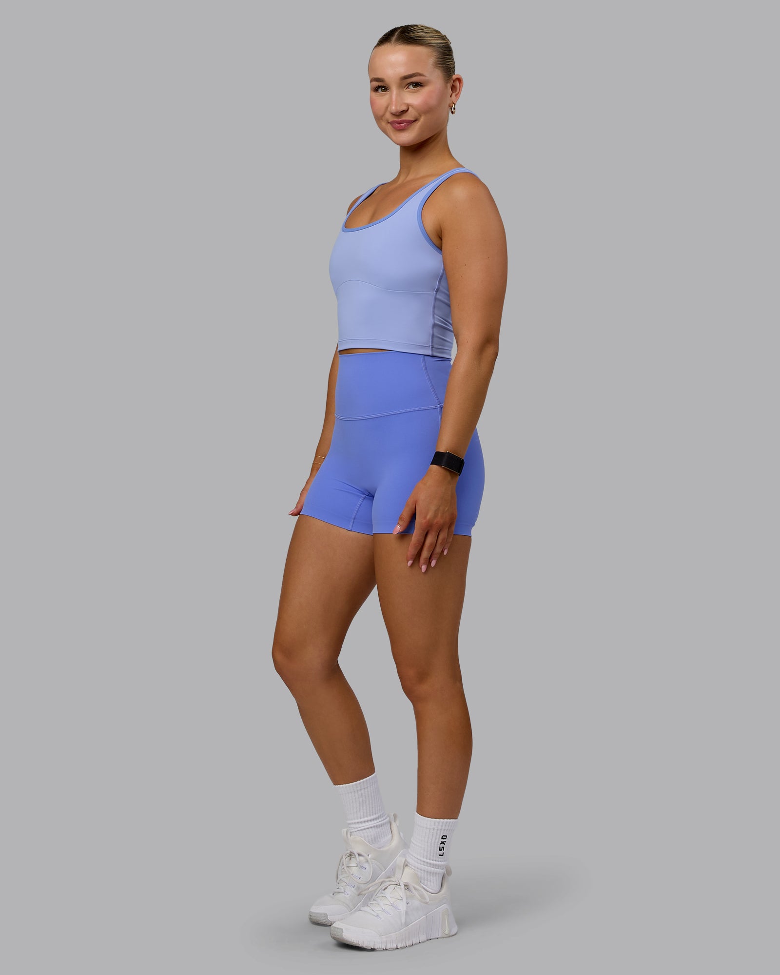 Elixir Ultra High-Rise 4" Short - Indulgent Blue