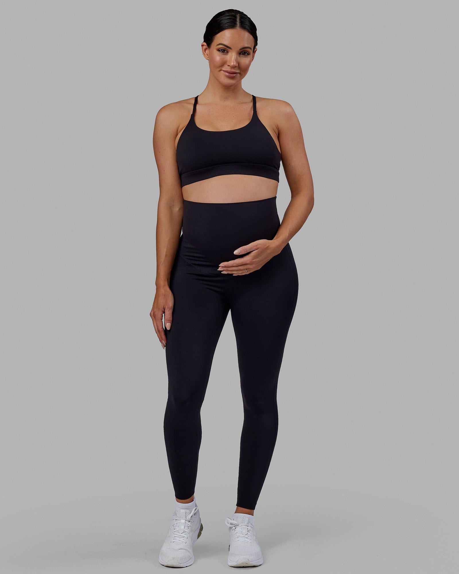 Elixir Ultra High-Rise Maternity Full Length Legging - Black