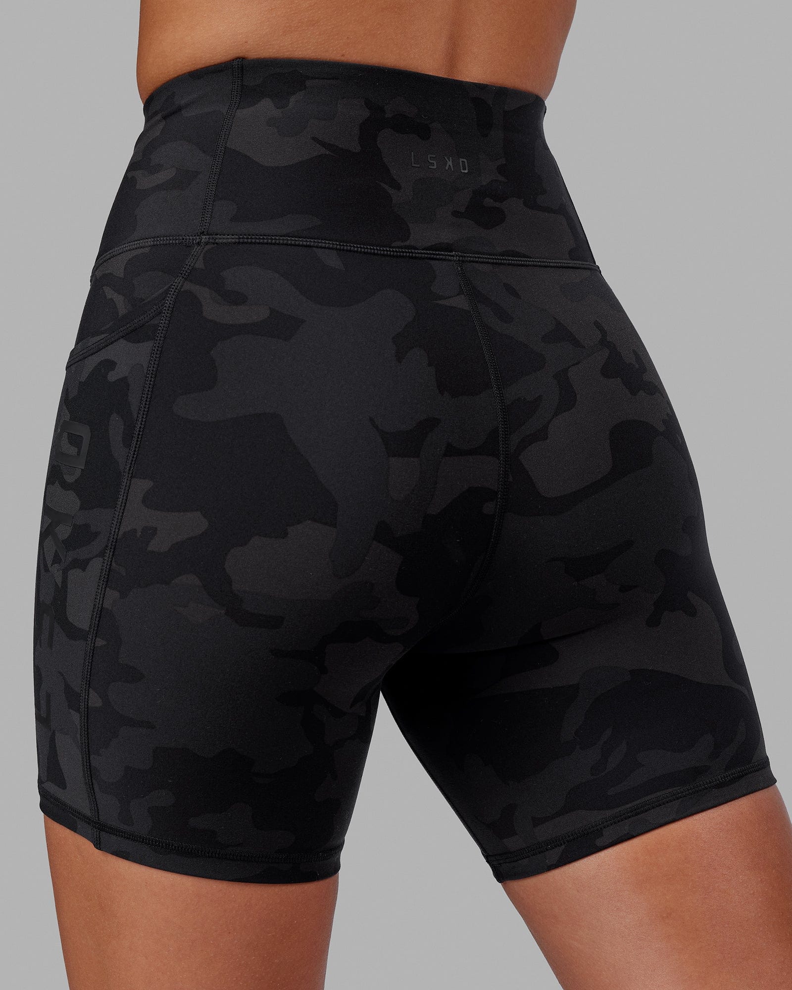 Rep Ultra High-Rise 6" Mid Bike Short Pockets - Black-Camo