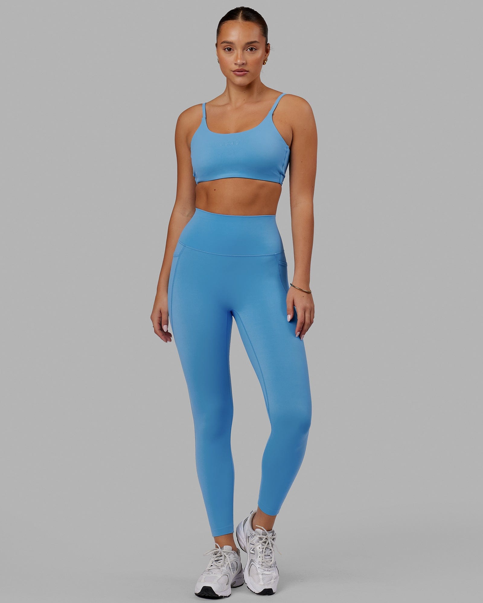 Elixir Ultra High-Rise 7/8 Legging Pockets - Azure Blue