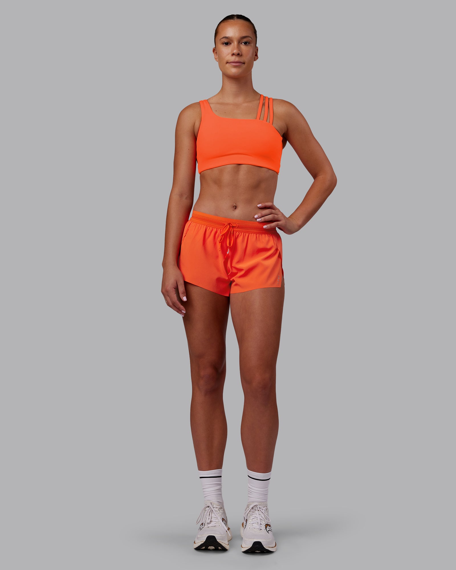 Accelerate 3" Run Short - Ultra Orange