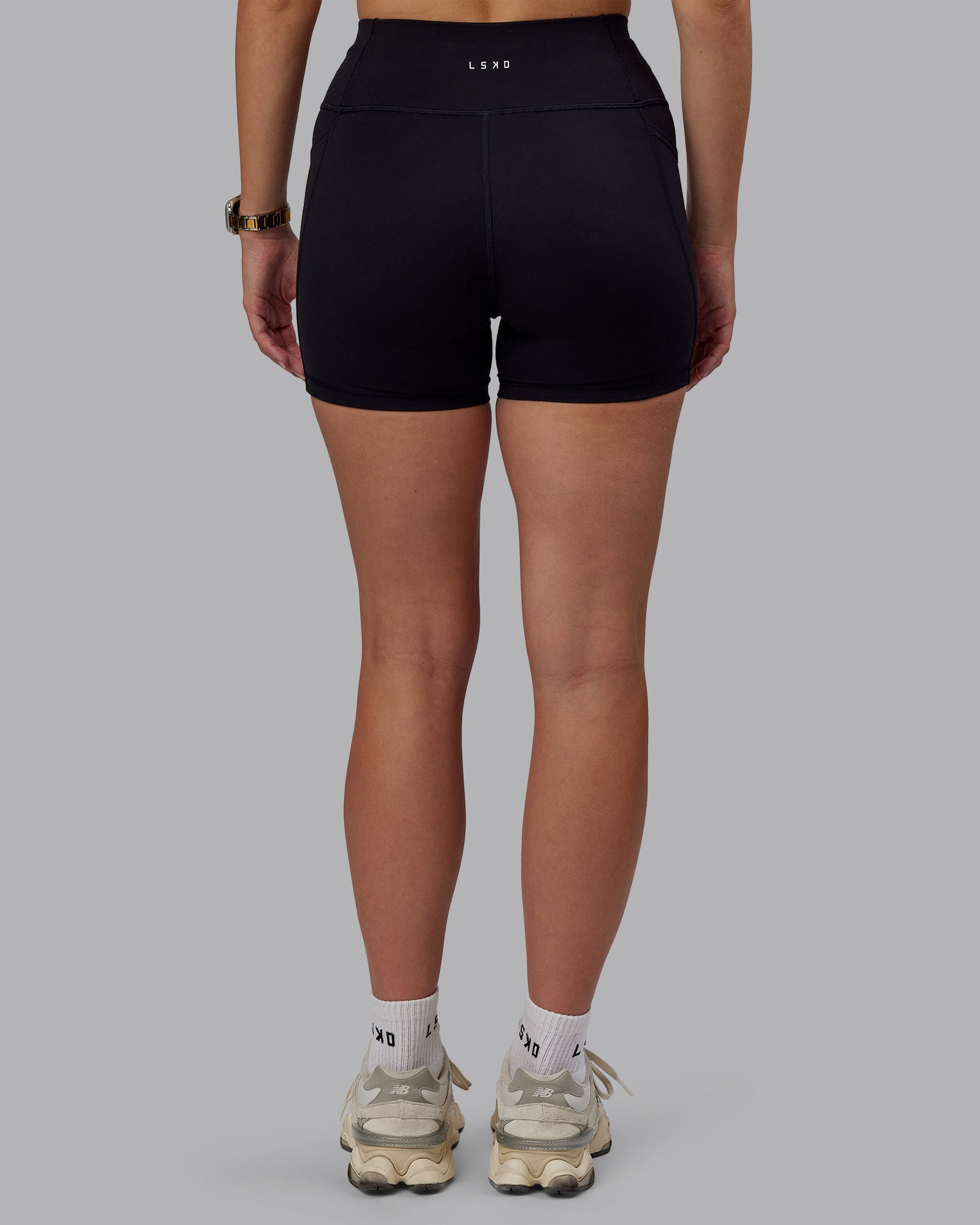 Rep Ultra High-Rise 4" Short Pockets - Black-Black