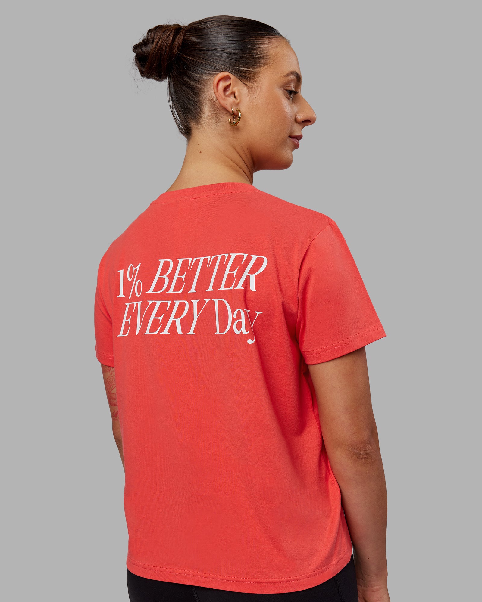 VS6 FLXCotton Regular Fit Tee - Cayenne-White