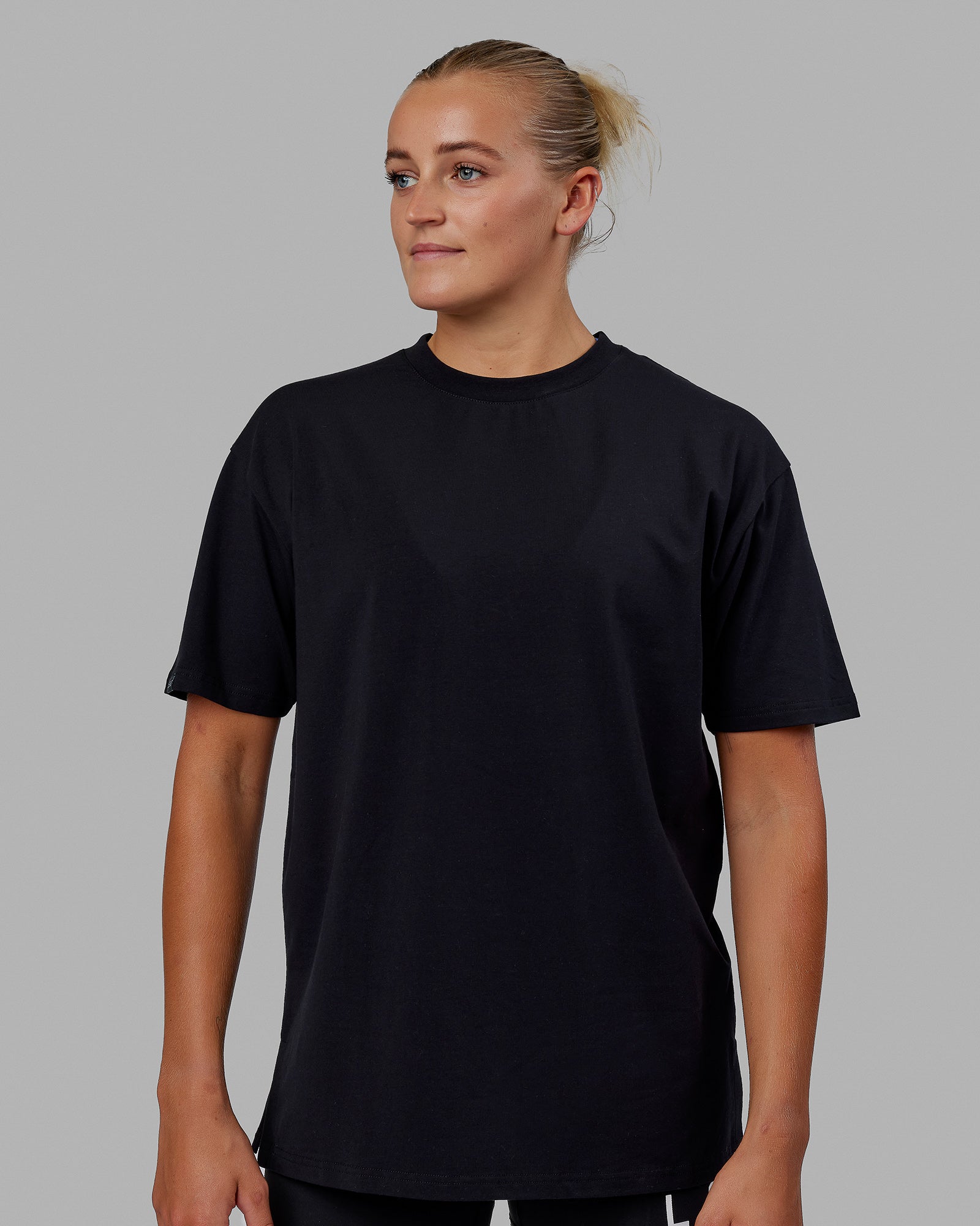 Lifting Club FLXCotton Tee Oversize - Black-White-Red