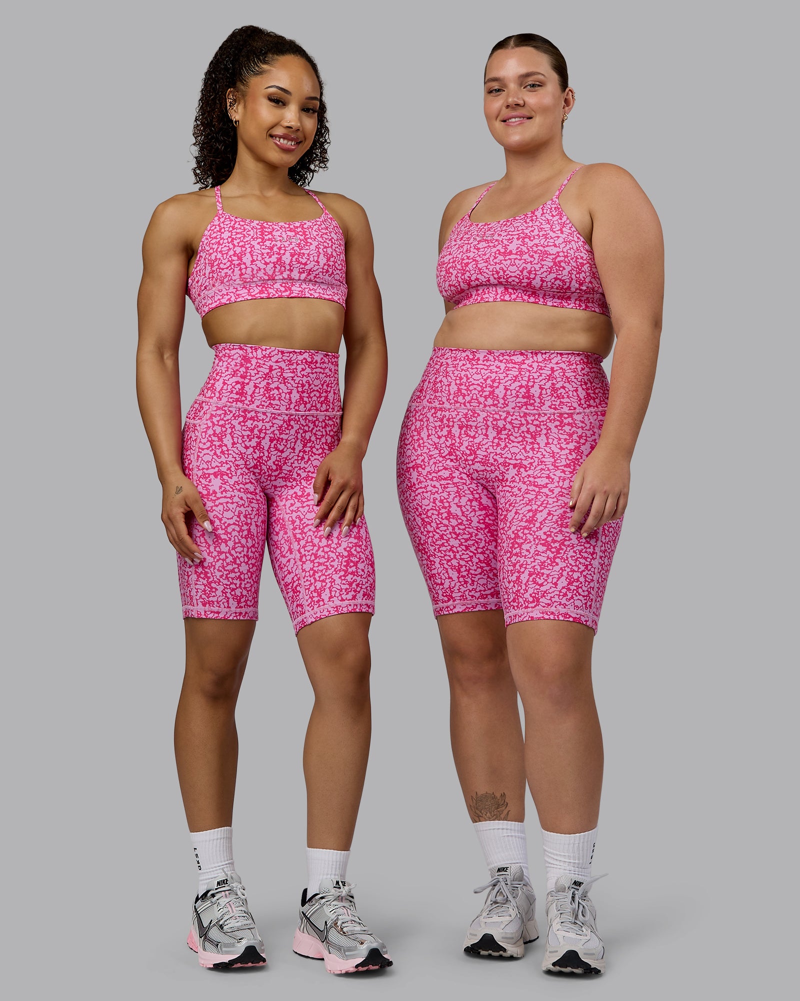 Fusion Ultra High-Rise 9" Short Pockets - Patina-Ultra Pink