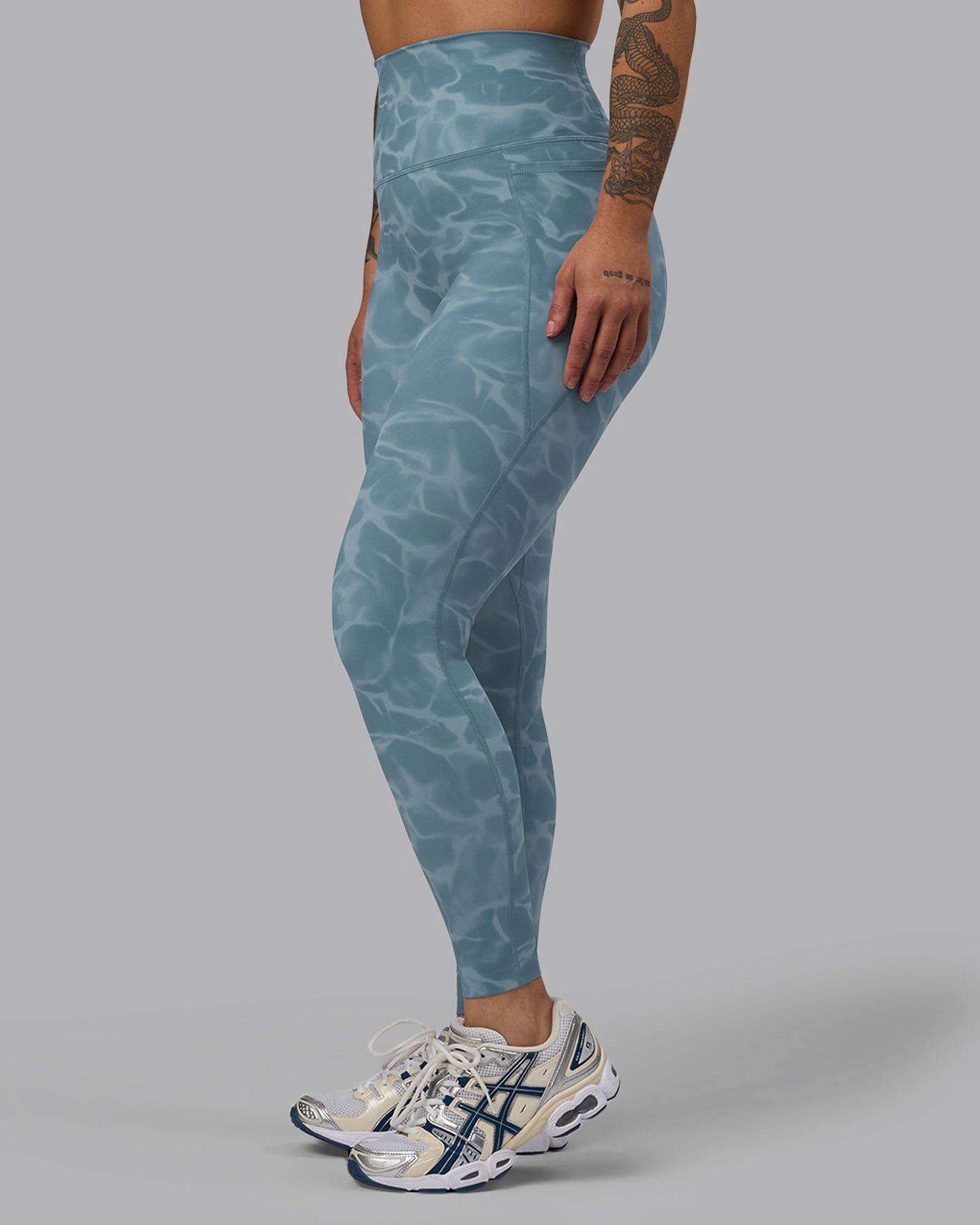 Elixir Ultra High-Rise Full Length Legging Pockets - Tranquil-Elemental Blue