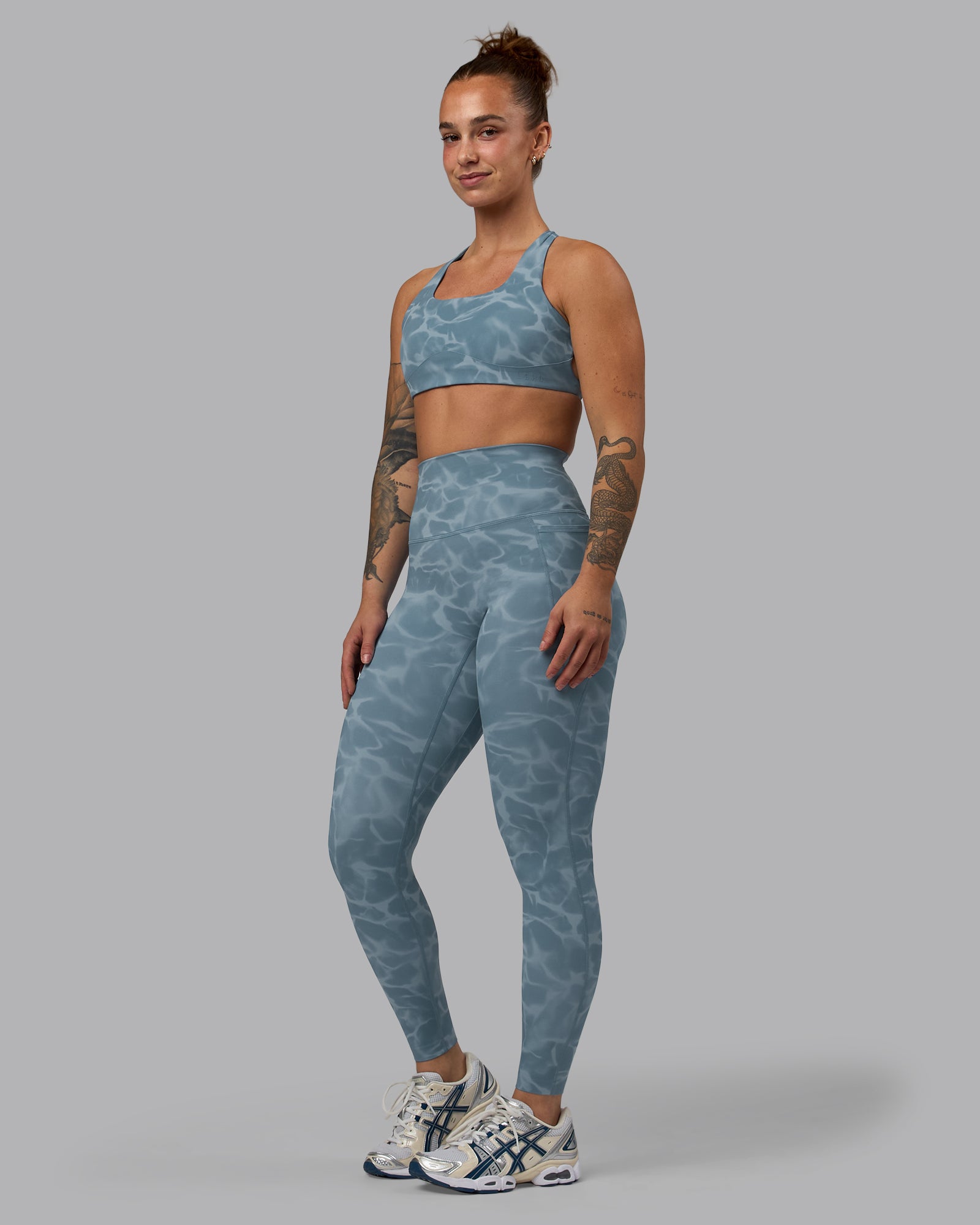 Elixir Ultra High-Rise Full Length Legging Pockets - Tranquil-Elemental Blue