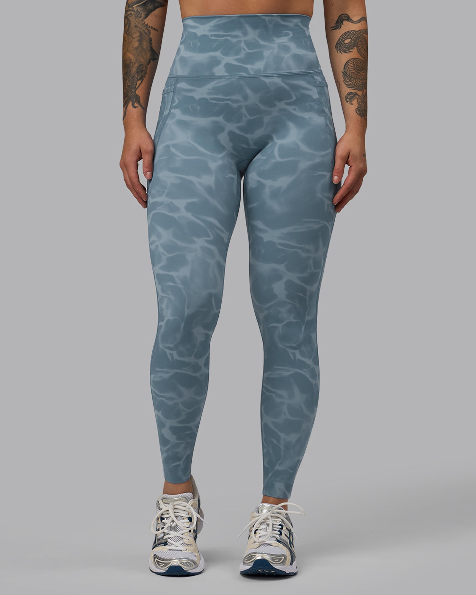 Elixir Ultra High-Rise Full Length Legging Pockets - Tranquil-Elemental Blue