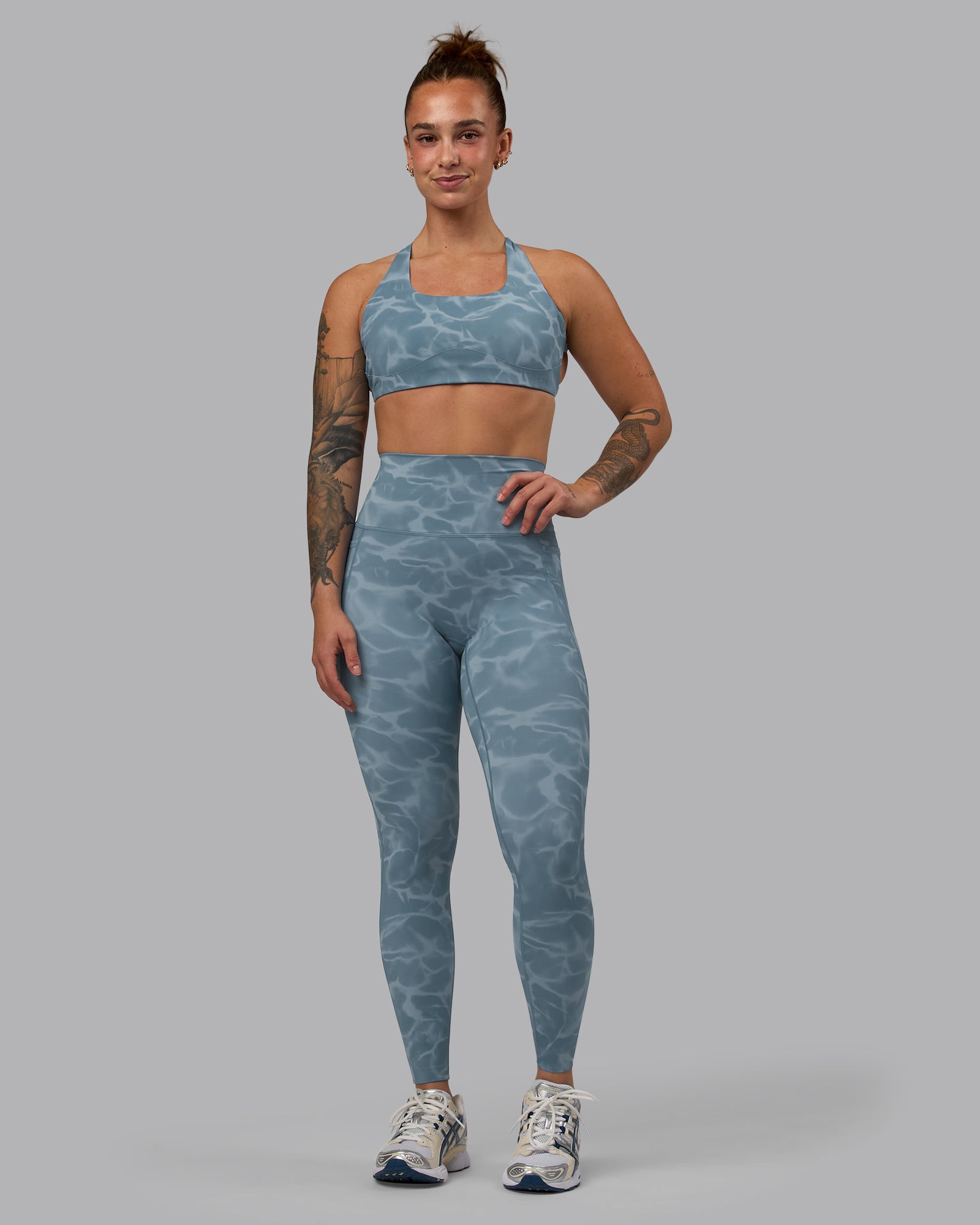 Elixir Ultra High-Rise Full Length Legging Pockets - Tranquil-Elemental Blue