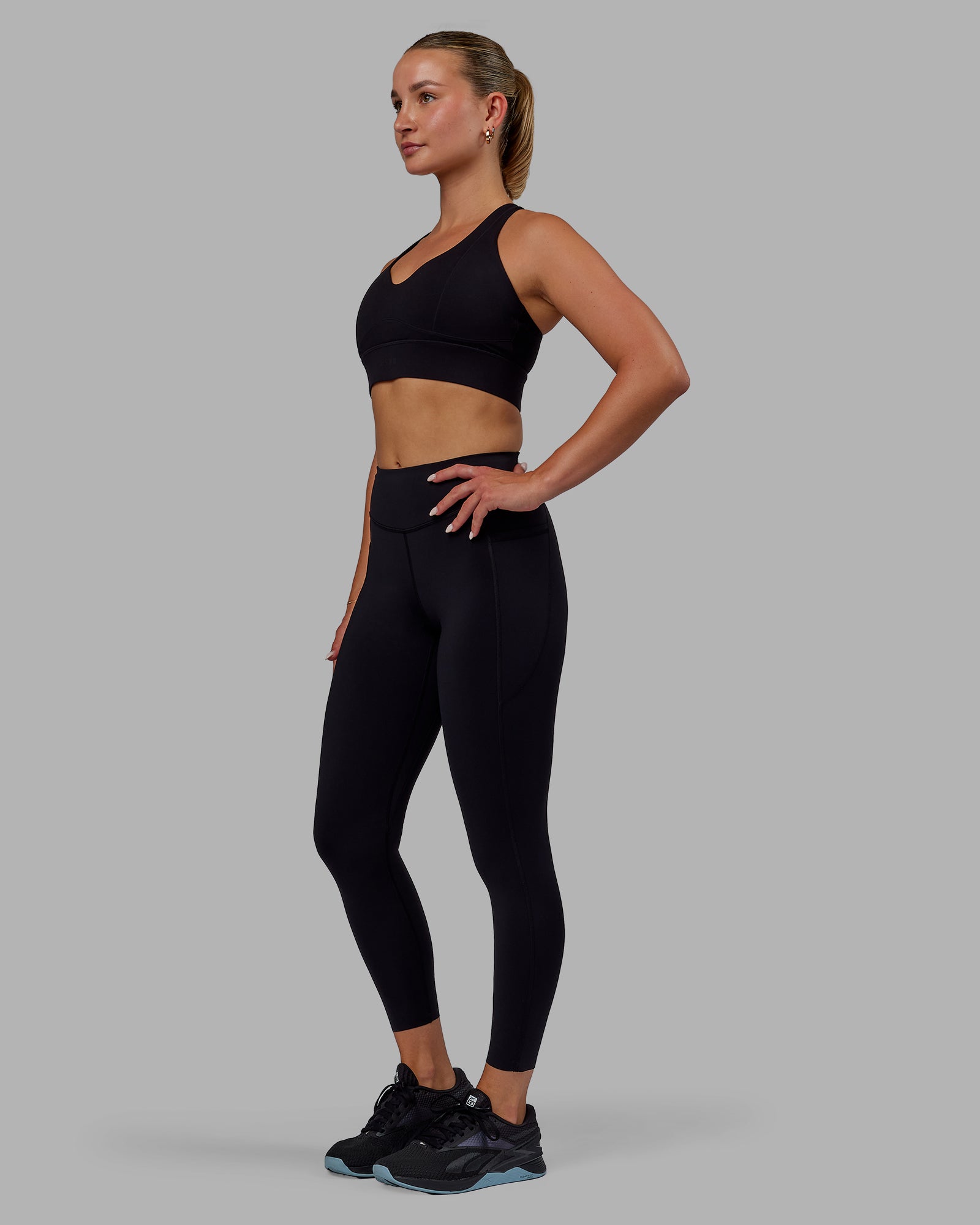 Elite High-Rise 7/8 Legging Pockets - Black