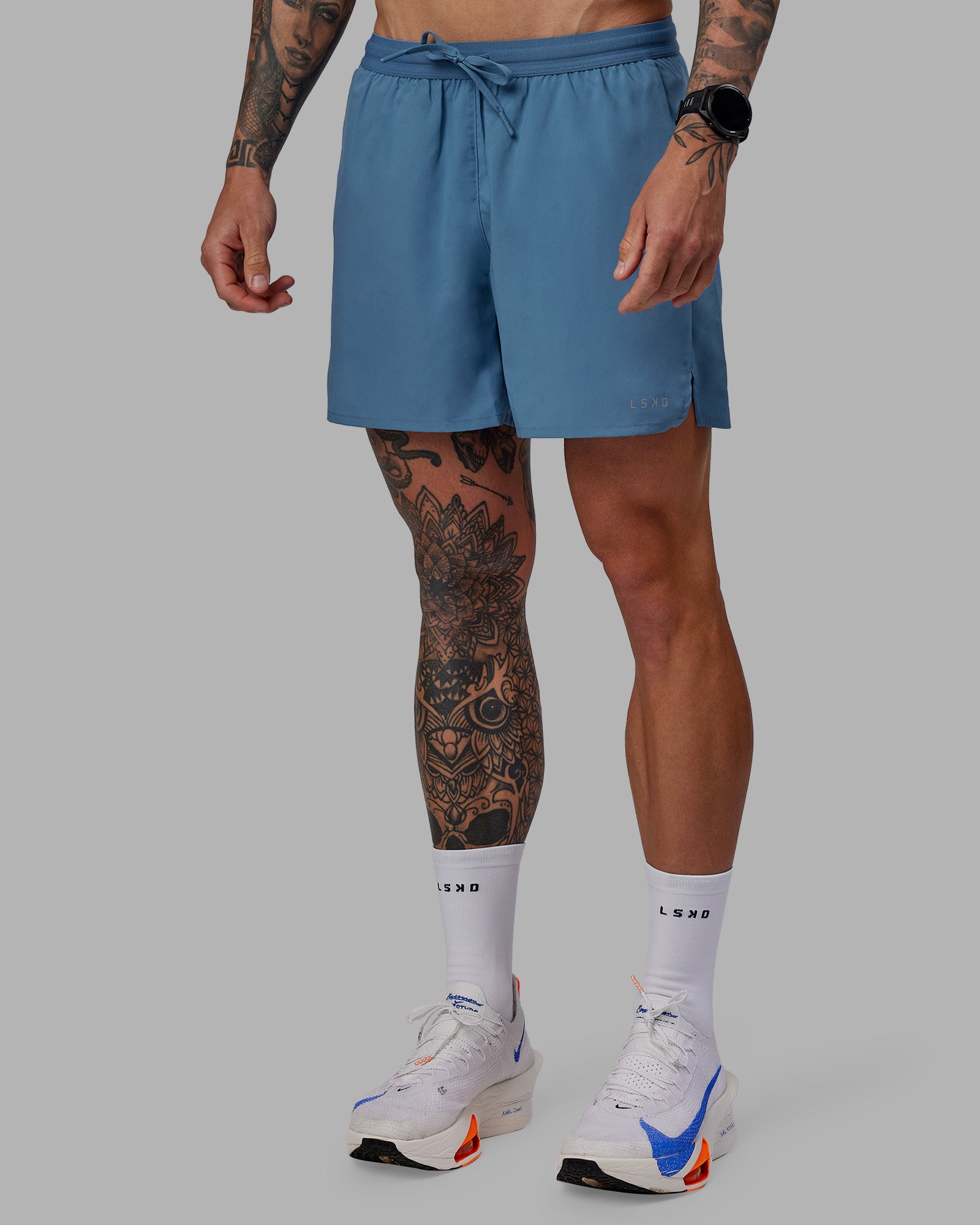 Pace 5" Lined Performance Short - Elemental Blue