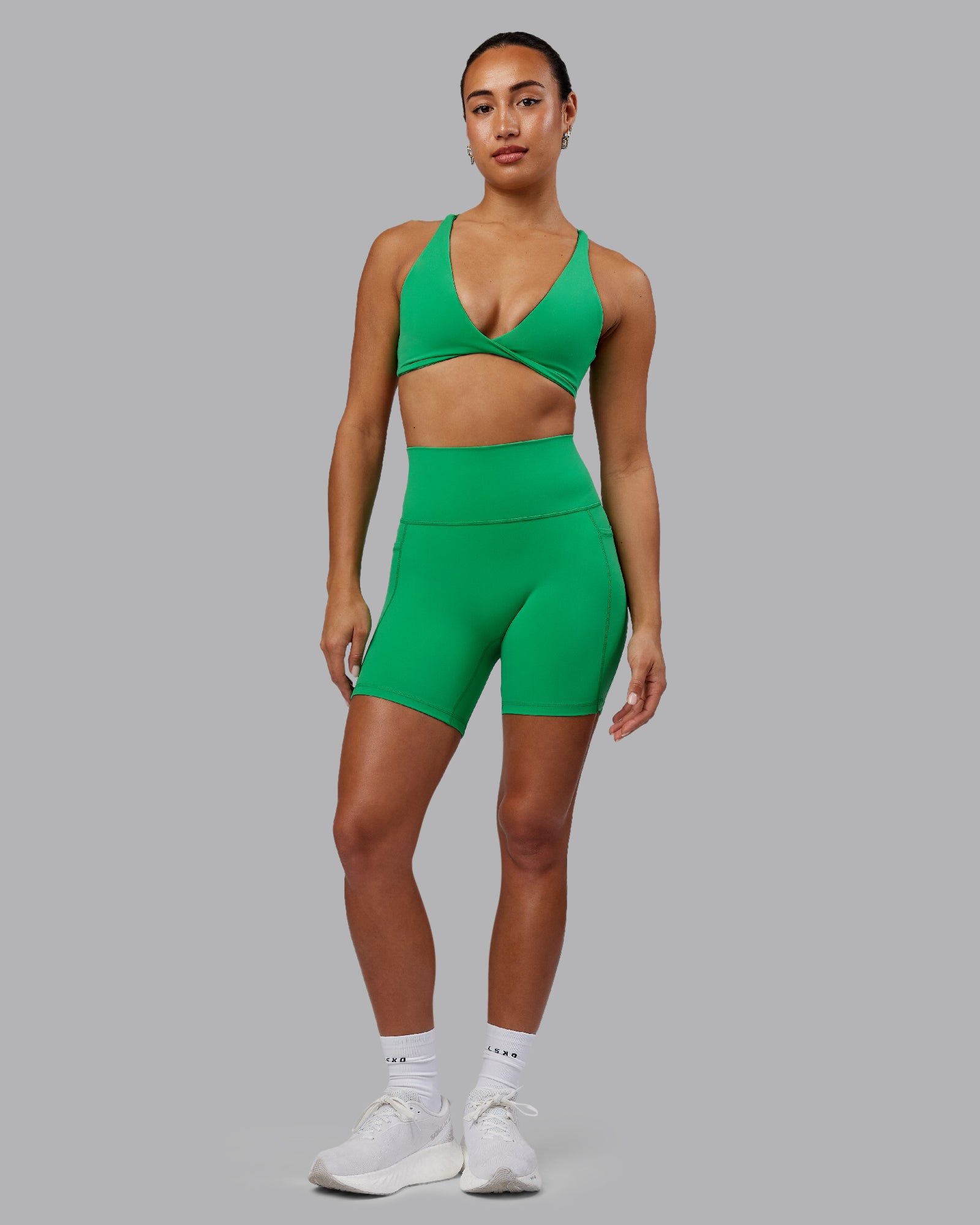 Fusion Ultra High-Rise 6" Short Pockets - Impact Green