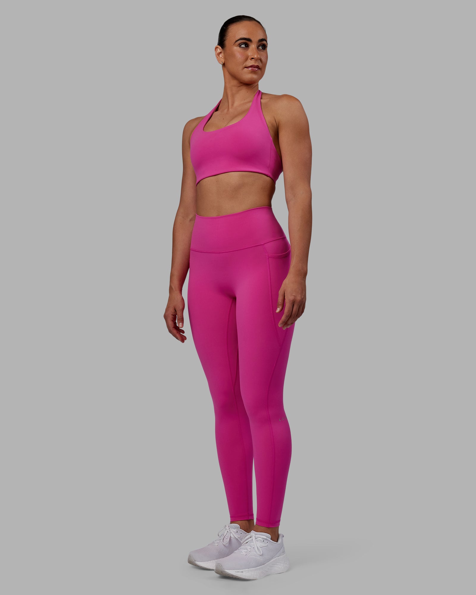 Fusion Ultra High-Rise Full Length Legging Pockets - Fuchsia Pink