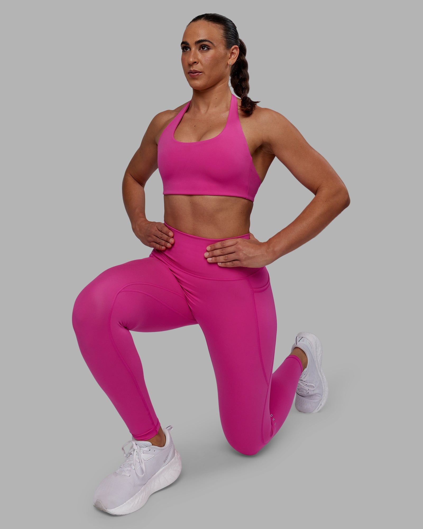 Fusion Ultra High-Rise Full Length Legging Pockets - Fuchsia Pink