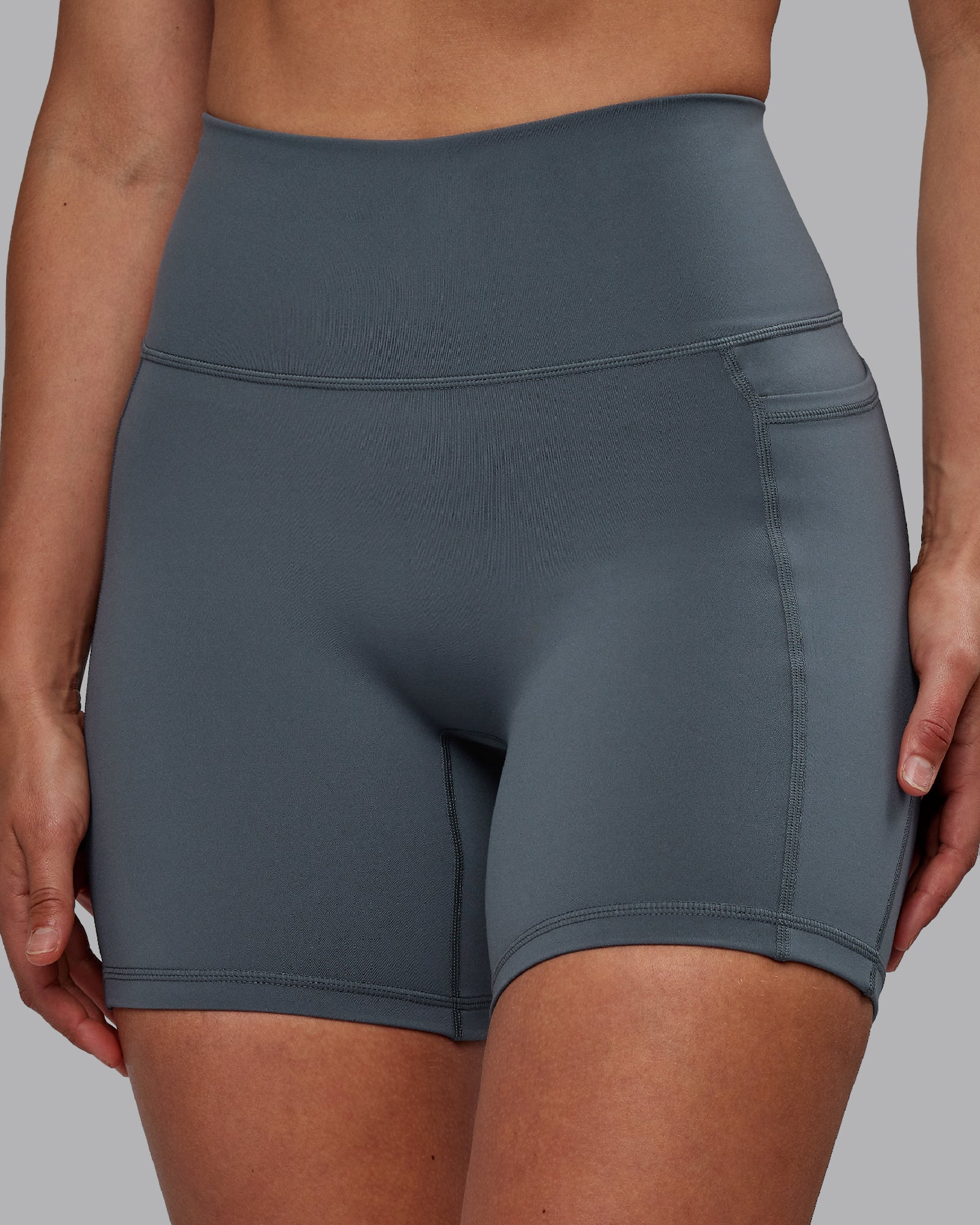 Fusion Ultra High-Rise 6" Short Pockets - Turbulence