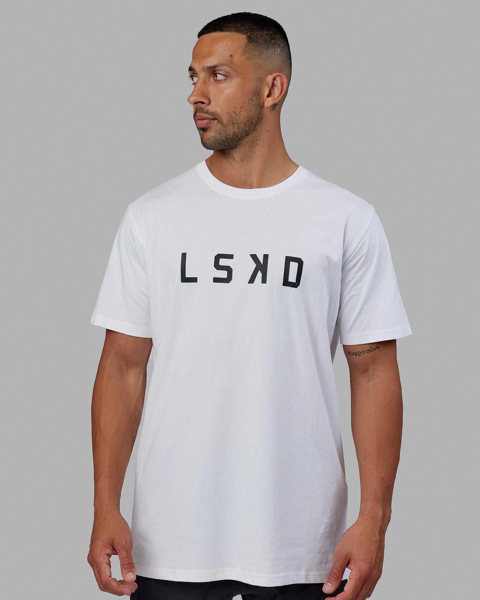 Structure FLXCotton Tee - White-Black