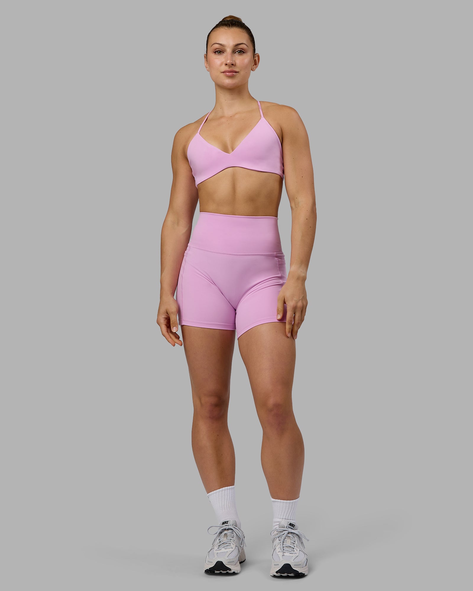 Fusion Ultra High-Rise 4" Short Pockets - Pastel Orchid