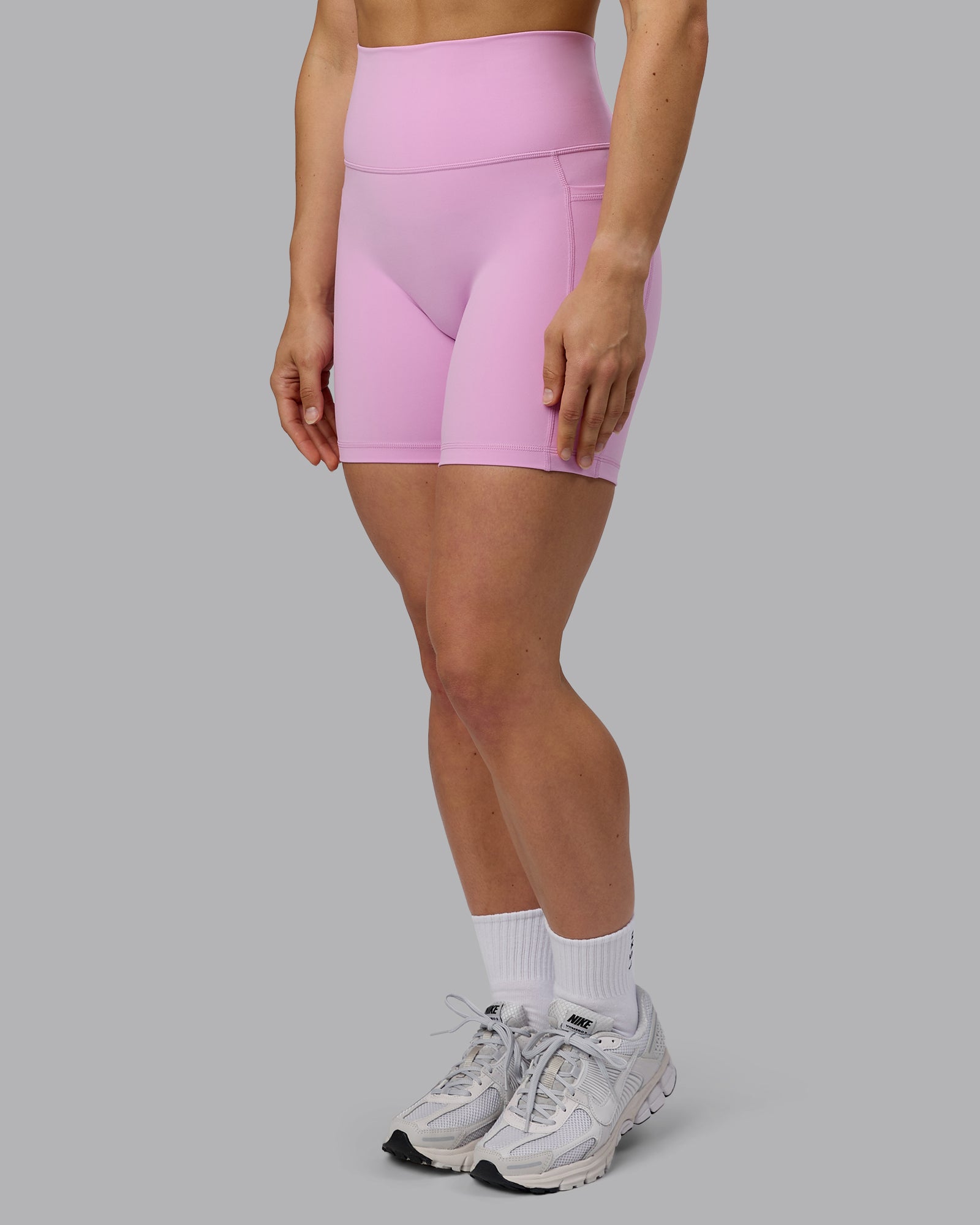 Fusion Ultra High-Rise 6" Short Pockets - Pastel Orchid