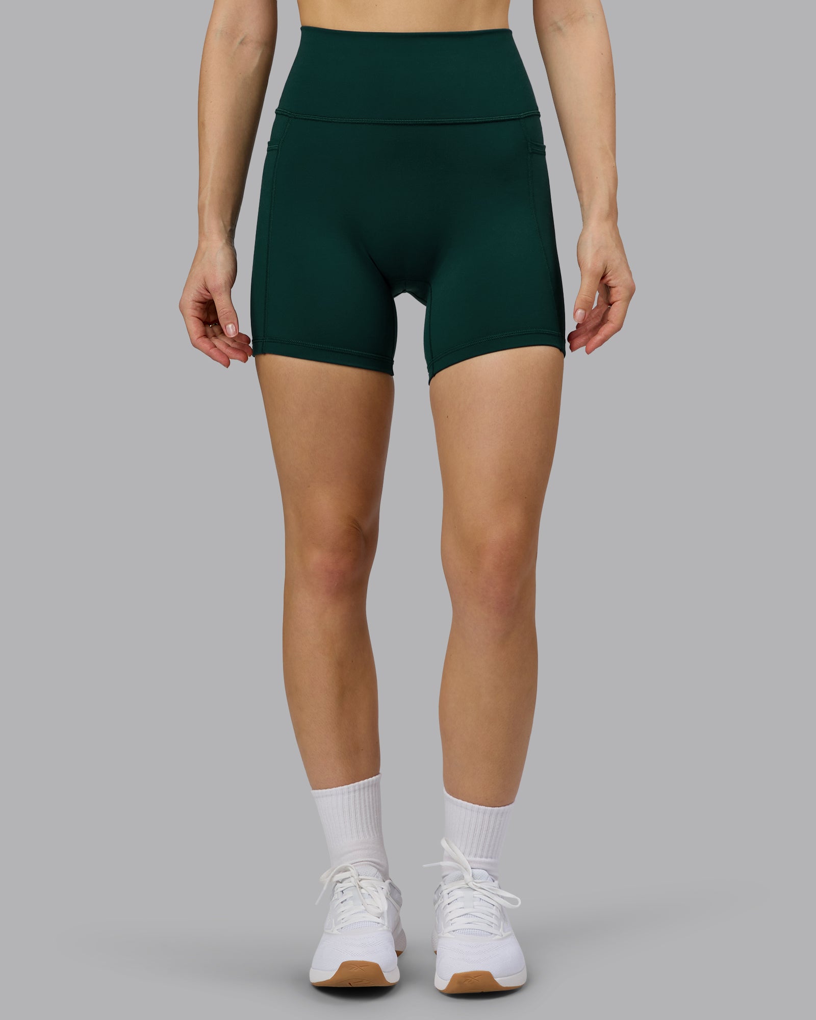 Fusion Ultra High-Rise 6" Short Pockets - Dark Moss