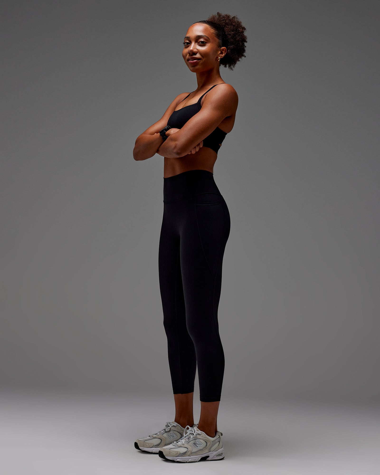 Fusion Ultra High-Rise 7/8 Legging Pockets - Black