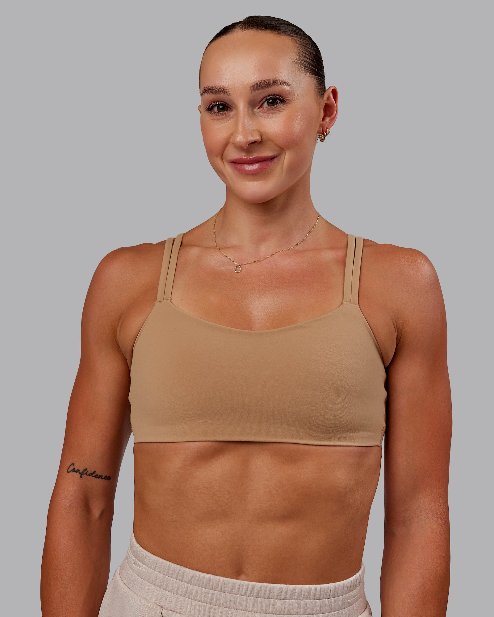 Vantage Sports Bra - Warm Smoke