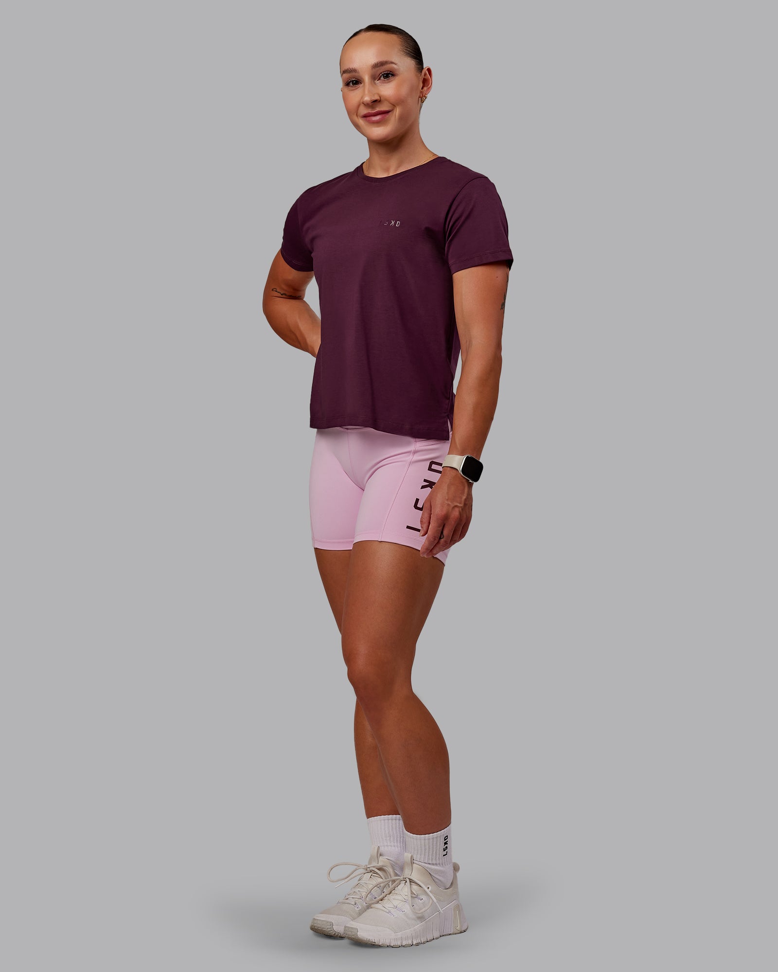 Deluxe PimaFLX Tee - Cherry Lacquer