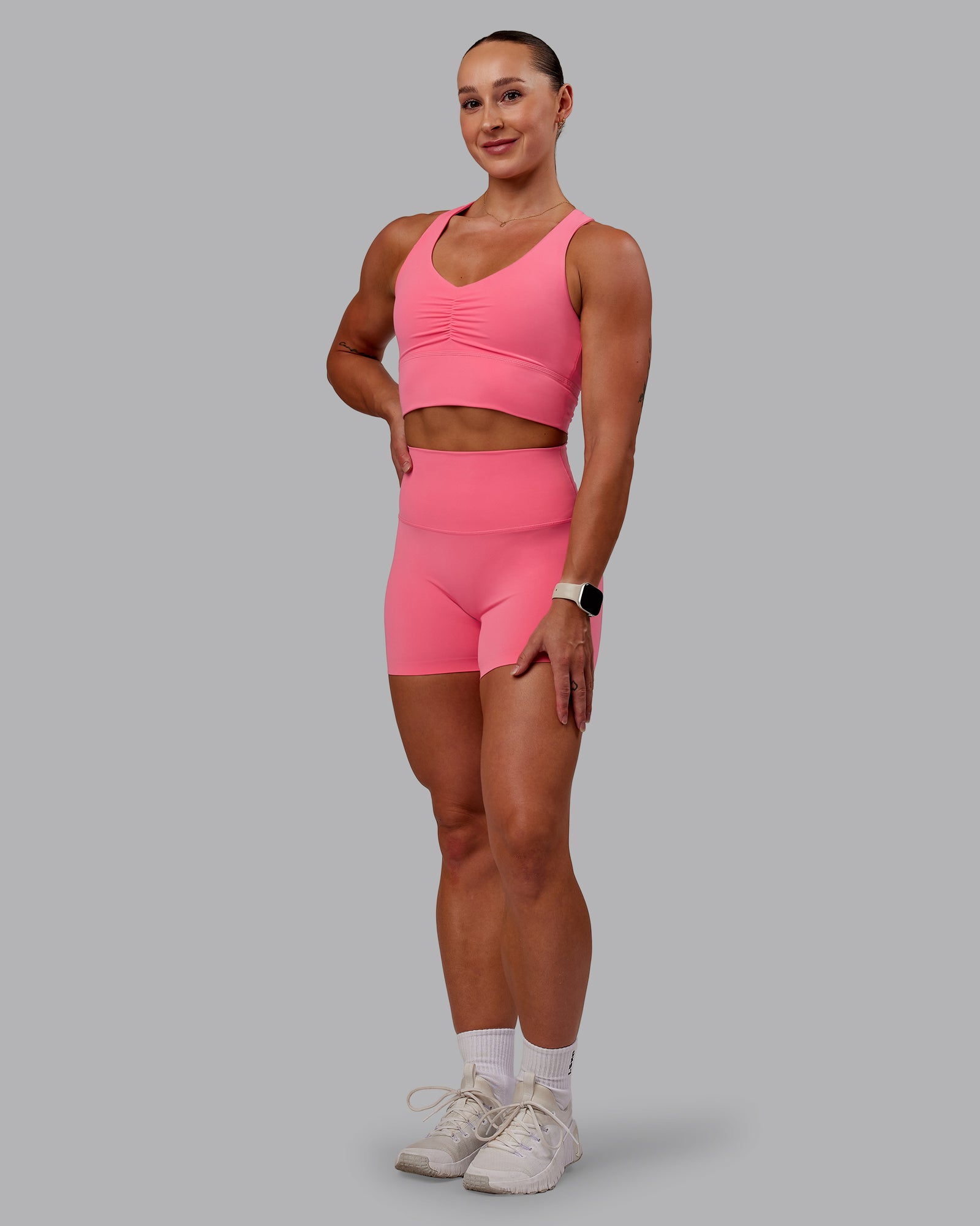 Elixir Ultra High-Rise 4" Short - Pink Lemonade
