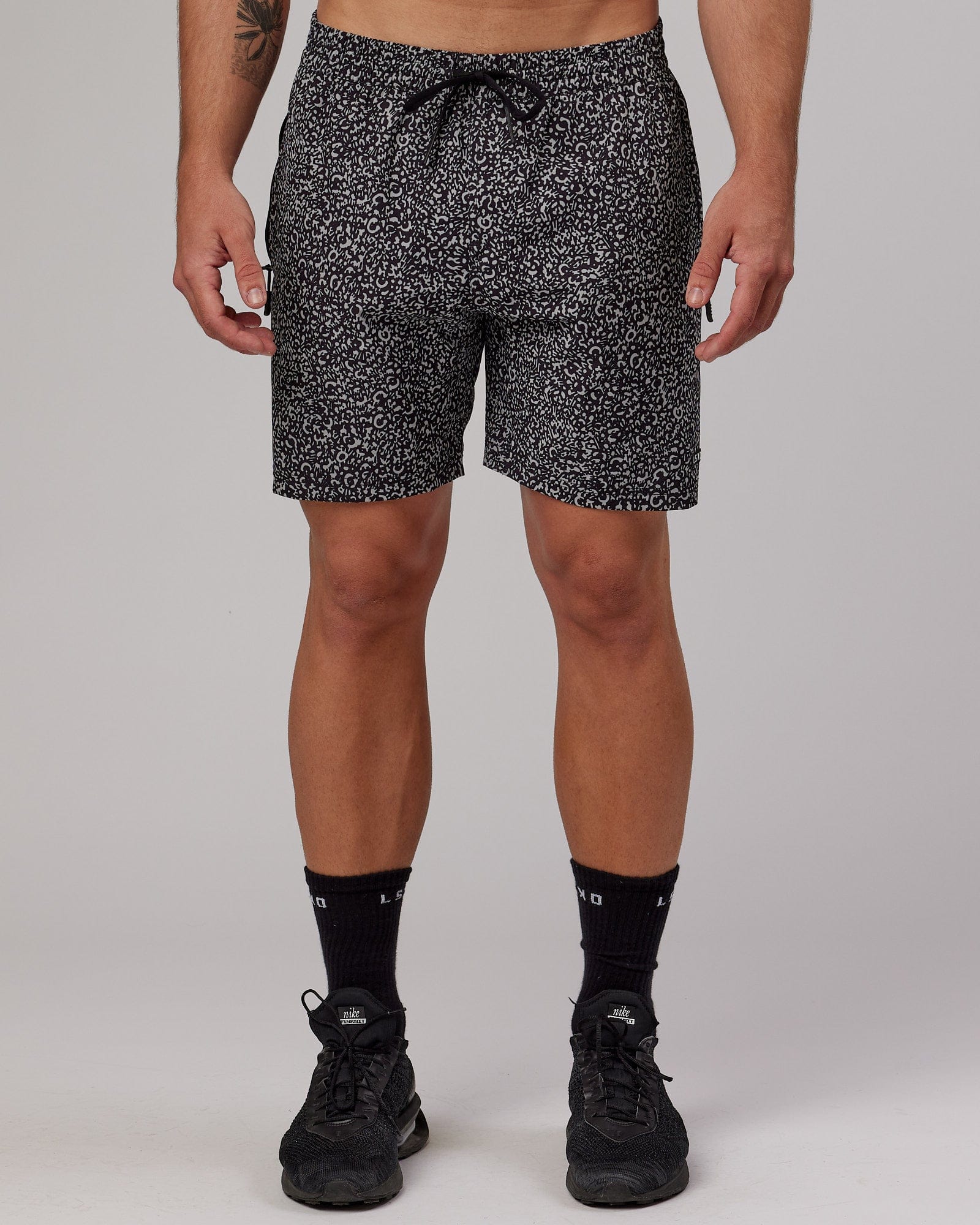 Rep 7" Performance Short - Spotty Black-Alloy